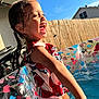 Loreanny Kataleya is registered to the contest to win money with this photo: child, water, pool, inflatable_pool, summer, happy, wet_hair, splashing, sunlight, outdoor, fence, house, colorful, play, fun, smile, sleeveless_top, red, blue, skin