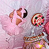 adorable, baby, balloons, birthday, blanket, cake, celebration, child, cute, decorations, fabric, festive, headband, infant, party, pink, princess, sleeping, soft, tutu