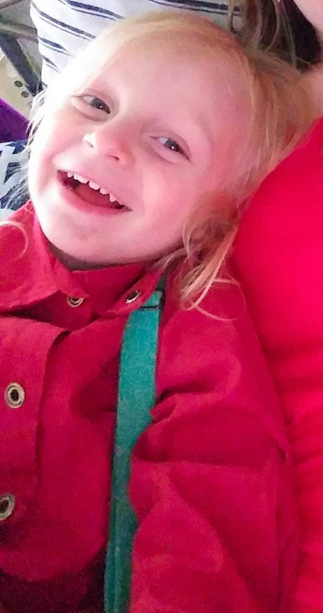 Leo joined the competition — help win amazing prizes! beauty, blond, cheek, child, chin, eye, eyebrow, face, facial_expression, forehead, hair, head, joy, lip, mouth, nose, person, pink, red, skin