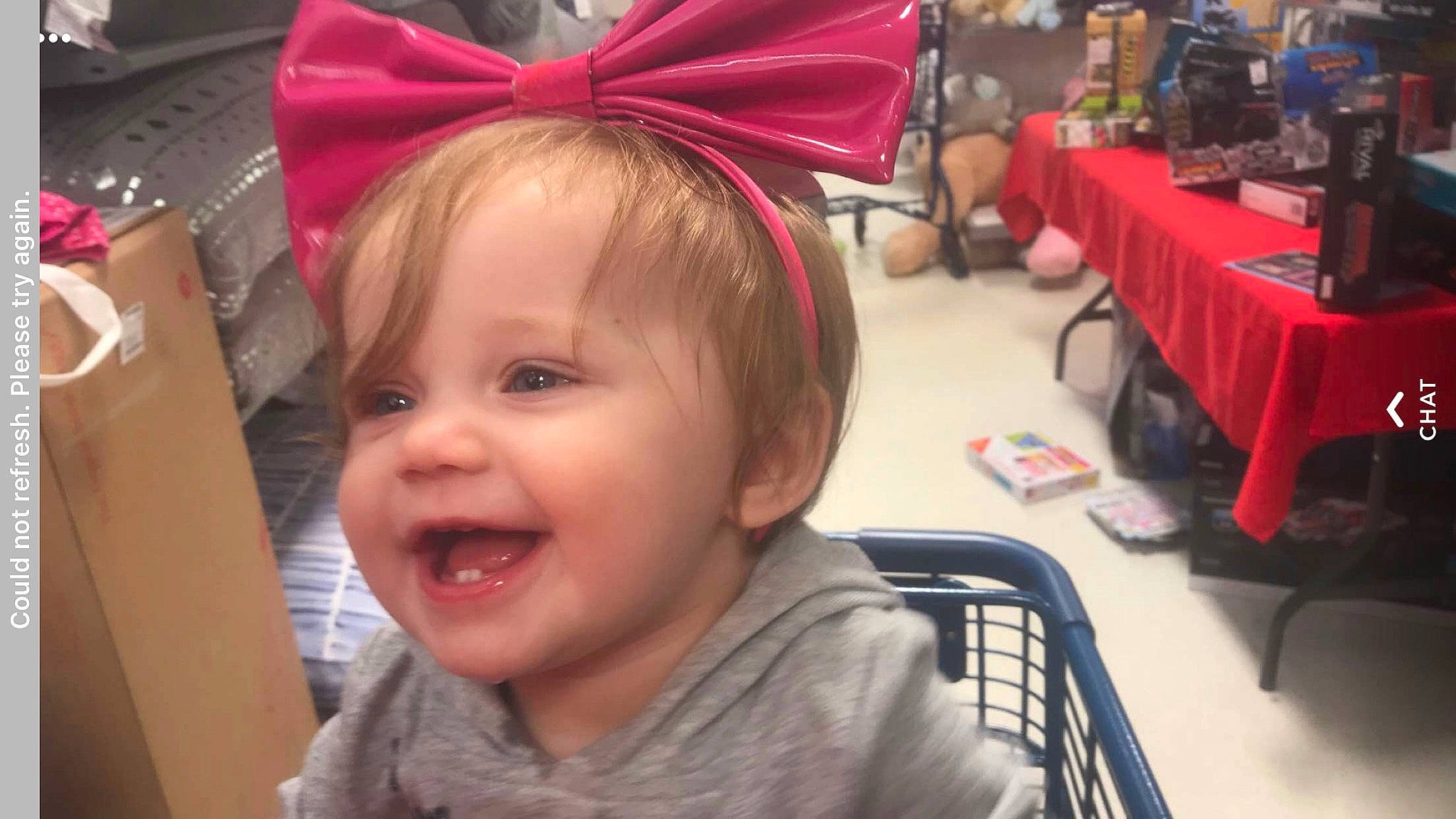 Blakeleigh joined the competition — help win amazing prizes! cheek, child, ear, eye, face, facial_expression, forehead, fun, hair, hair_accessory, head, headgear, iris, lip, nose, organ, person, pink, skin, smile