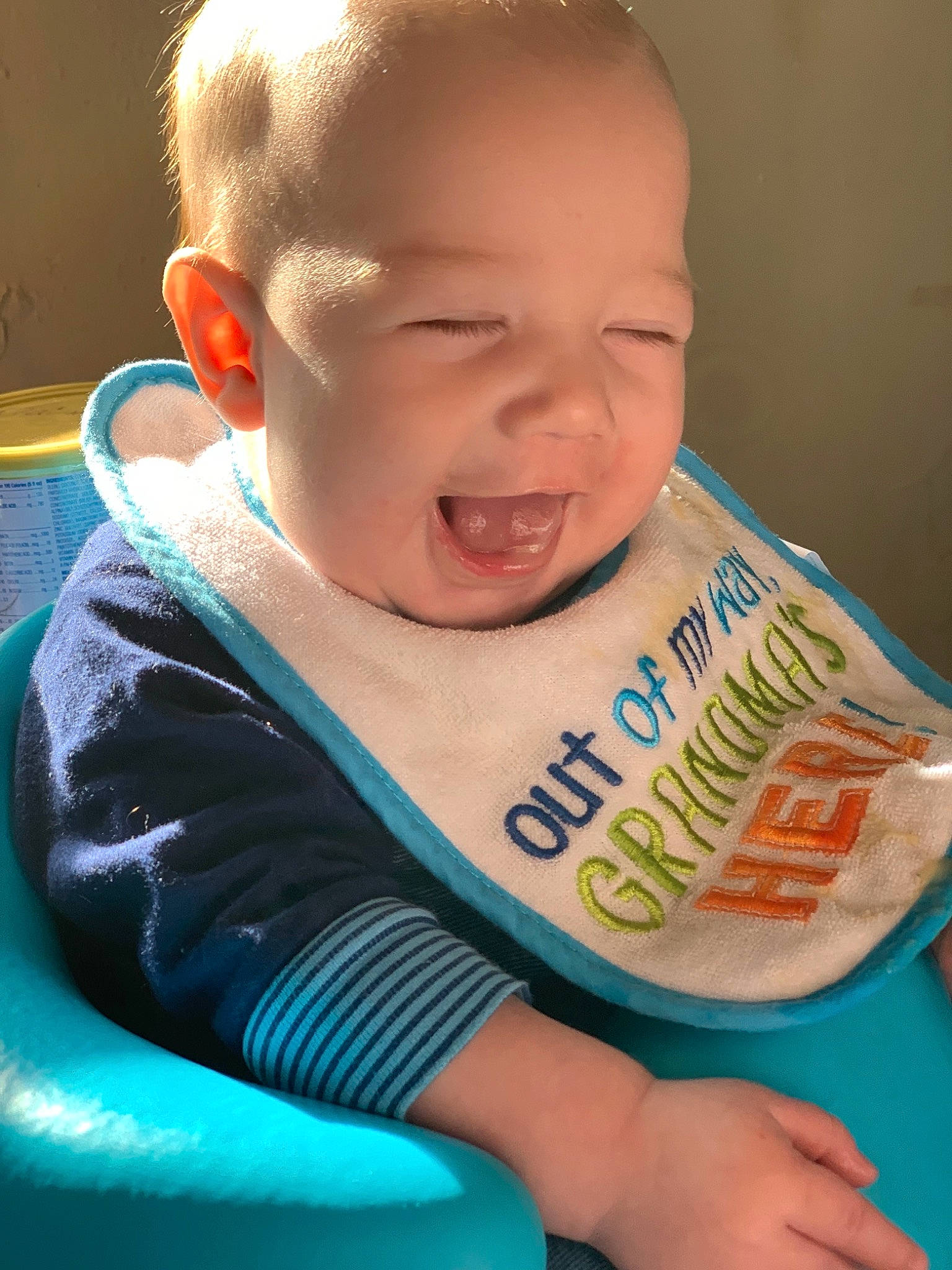 Tyler Jr joined the competition — help win amazing prizes! baby_food, boy, cheek, child, eating, fun, infant, laughter, mouth, person, play, product, smile, sweetness, toddler