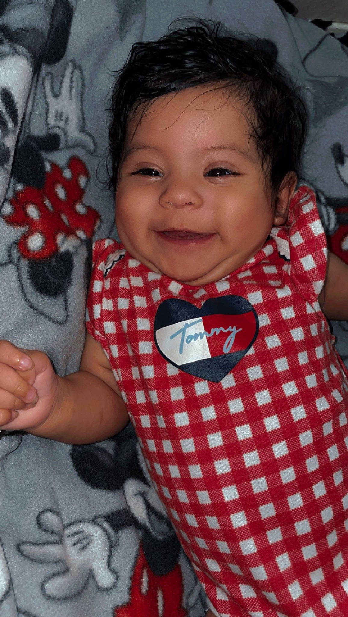 Elena joined the competition — help win amazing prizes! baby_toddler_clothing, cheek, chin, finger, forehead, gesture, hand, happy, iris, joy, lip, mouth, neck, nose, person, pink, product, skin, sleeve, smile