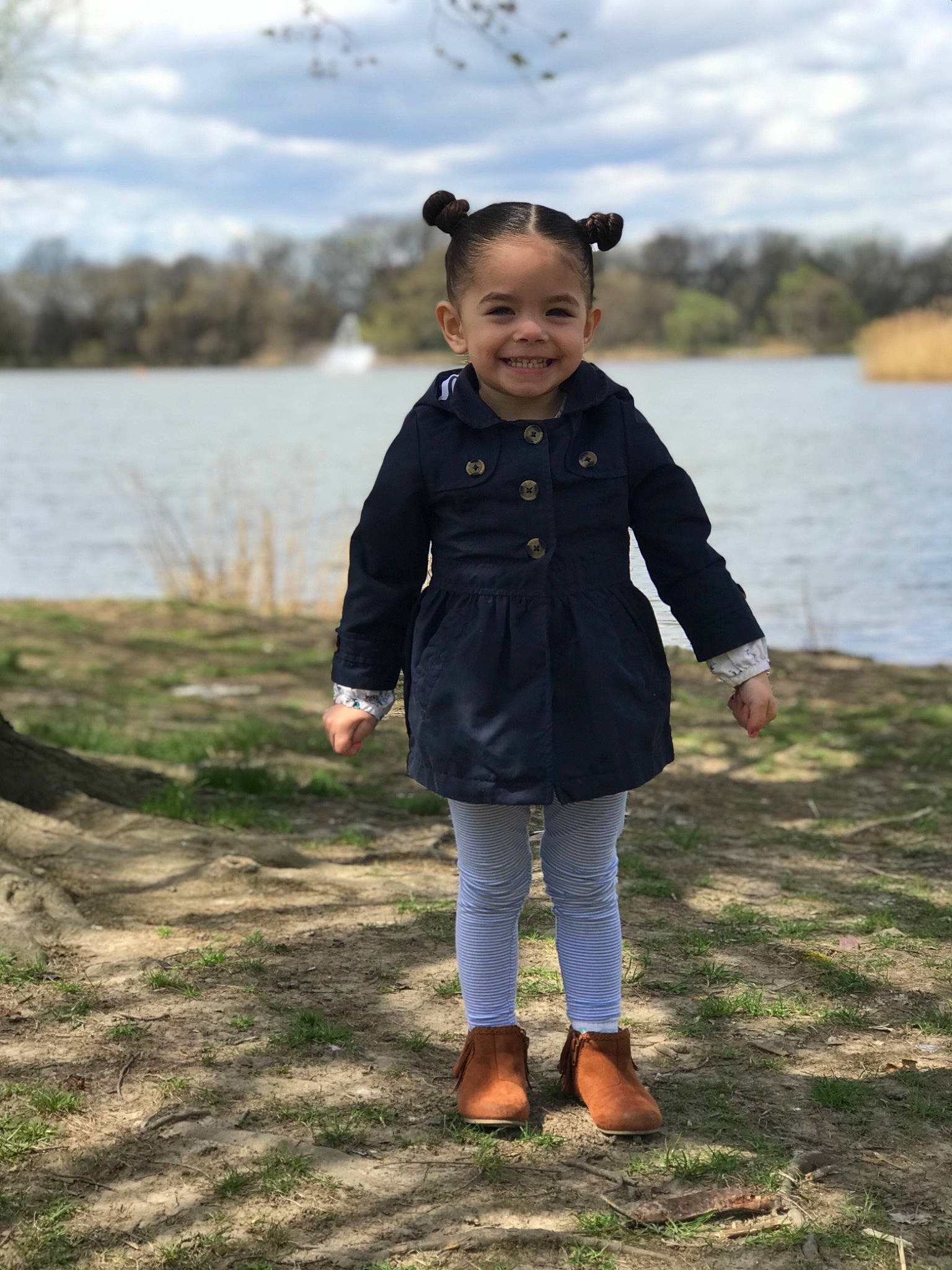 Lola joined the competition — help win amazing prizes! child, happy, jacket, joy, outerwear, person, photography, smile, standing, toddler, vacation, walking
