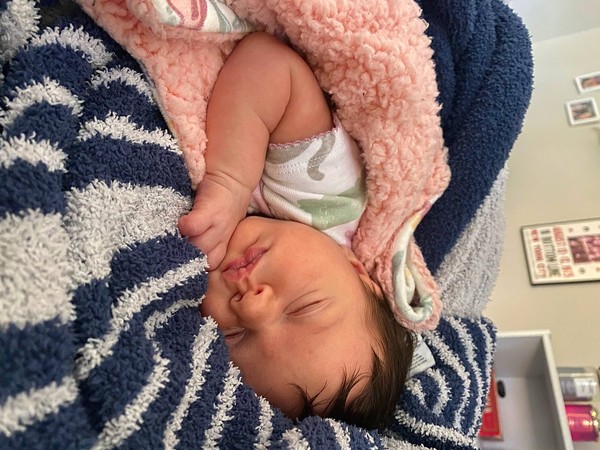 Isla joined the competition — help win amazing prizes! baby, baby_products, baby_sleeping, baby_toddler_clothing, bedding, bedtime, child, comfort, craft, finger, fur, knit_cap, linens, nap, pattern, person, room, skin, toddler, wool