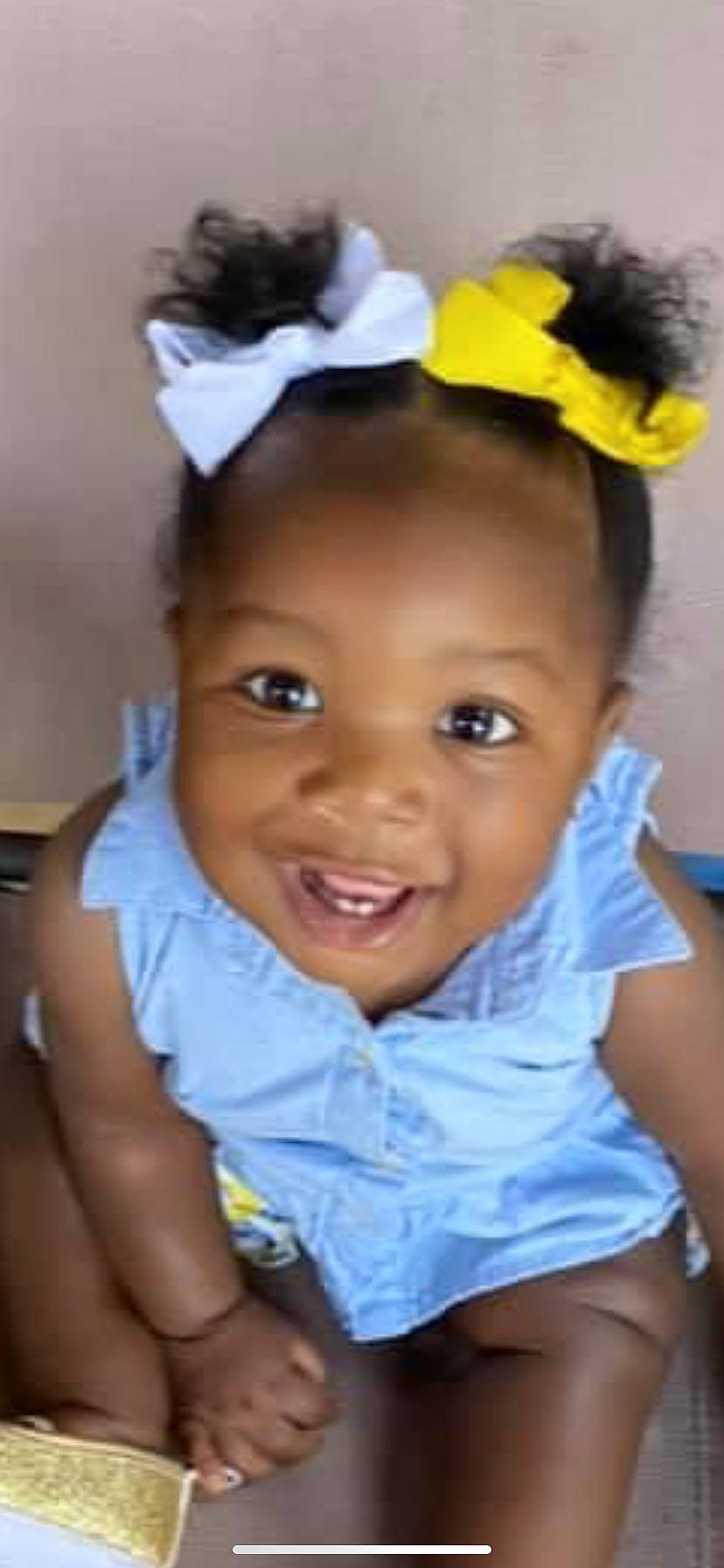 Kynnedi is registered to the contest to win money with this photo: baby, baby_toddler_clothing, cheek, child, chin, electric_blue, eyebrow, eyelash, fashion_accessory, forehead, fun, happy, headpiece, iris, joy, neck, nose, person, skin, sleeve