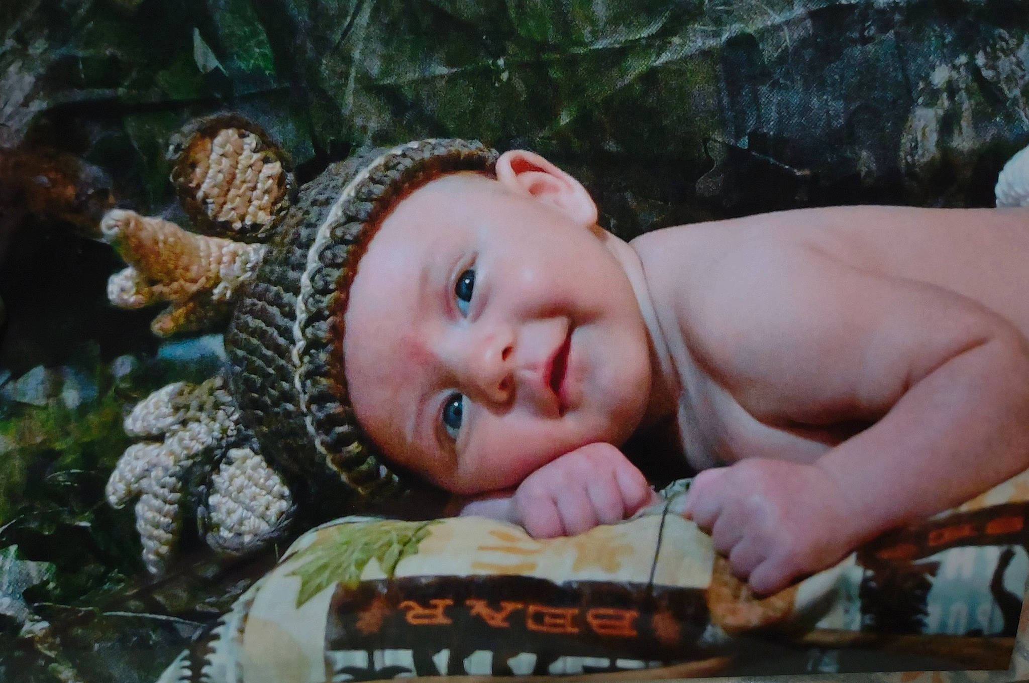 Karsen is registered to the contest to win money with this photo: baby, child, doll, event, fawn, fun, grass, happy, headwear, jewellery, lawn_ornament, leisure, people_in_nature, person, plant, portrait_photography, sitting, smile, toddler, toy