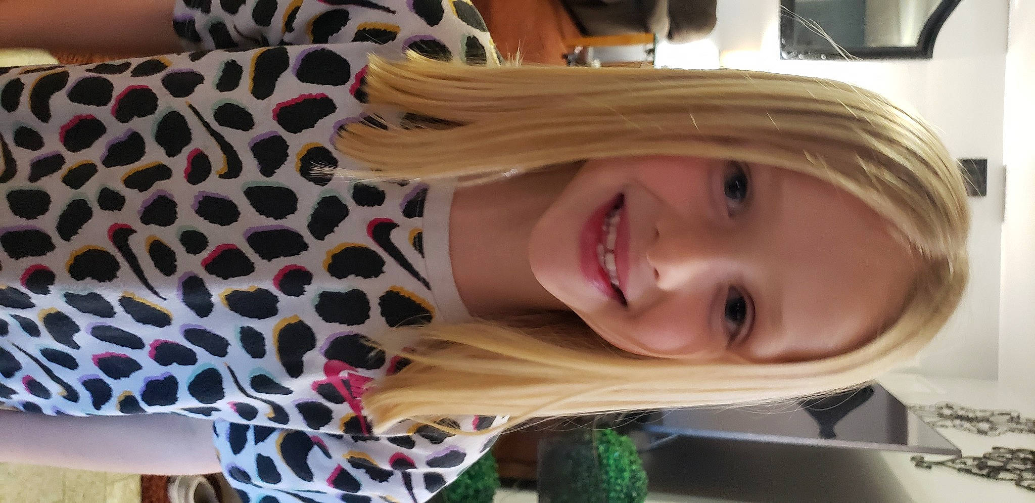 Eva joined the competition — help win amazing prizes! bangs, blond, brown_hair, child, dress, eye, eyelash, fun, happy, human_body, iris, joy, layered_hair, leisure, lip, long_hair, neck, person, skin, smile