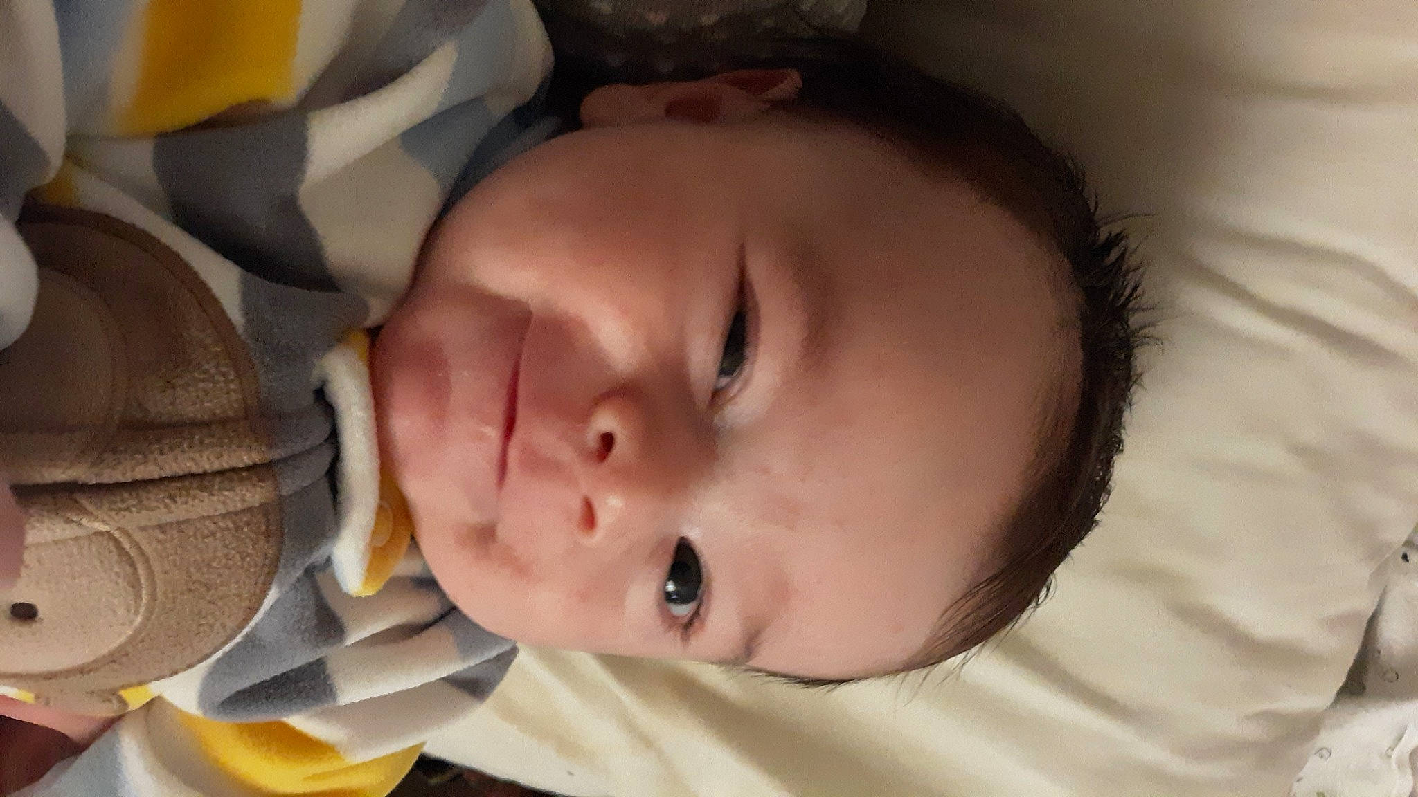 Quinton joined the competition — help win amazing prizes! baby, bedtime, cheek, child, chin, close_up, ear, eye, face, forehead, head, iris, lip, mouth, nose, person, skin, sleep, toddler