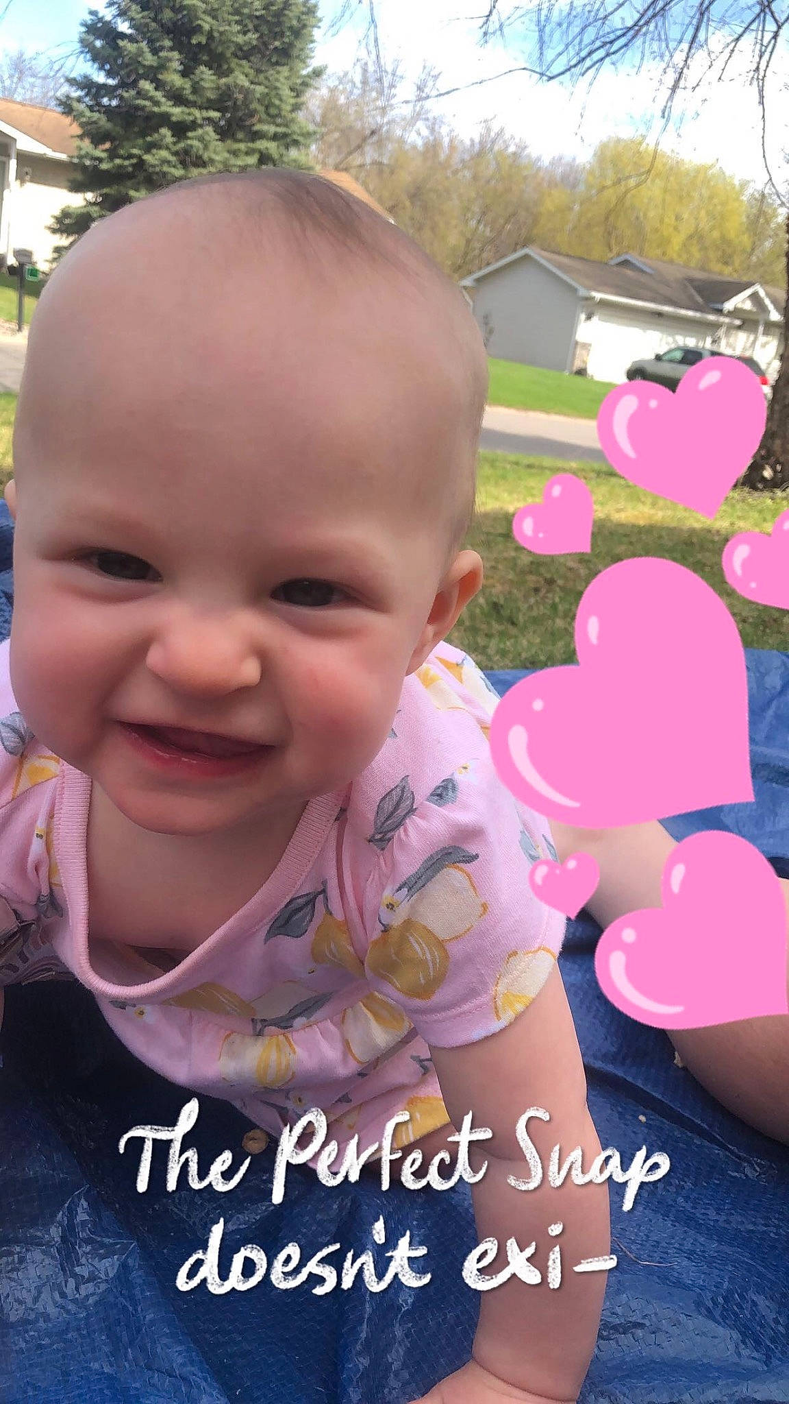 Azalea is registered to the contest to win money with this photo: baby, baby_toddler_clothing, beauty, cheek, cool, facial_expression, font, fun, grass, happy, human, joy, leaf, leisure, nose, people, person, pink, plant, smile