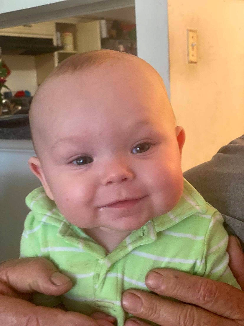 Daxtin joined the competition — help win amazing prizes! baby, baby_toddler_clothing, cheek, ear, eye, eyebrow, eyelash, finger, forehead, gesture, happy, iris, lip, mouth, nose, person, skin, sleeve, smile, thumb