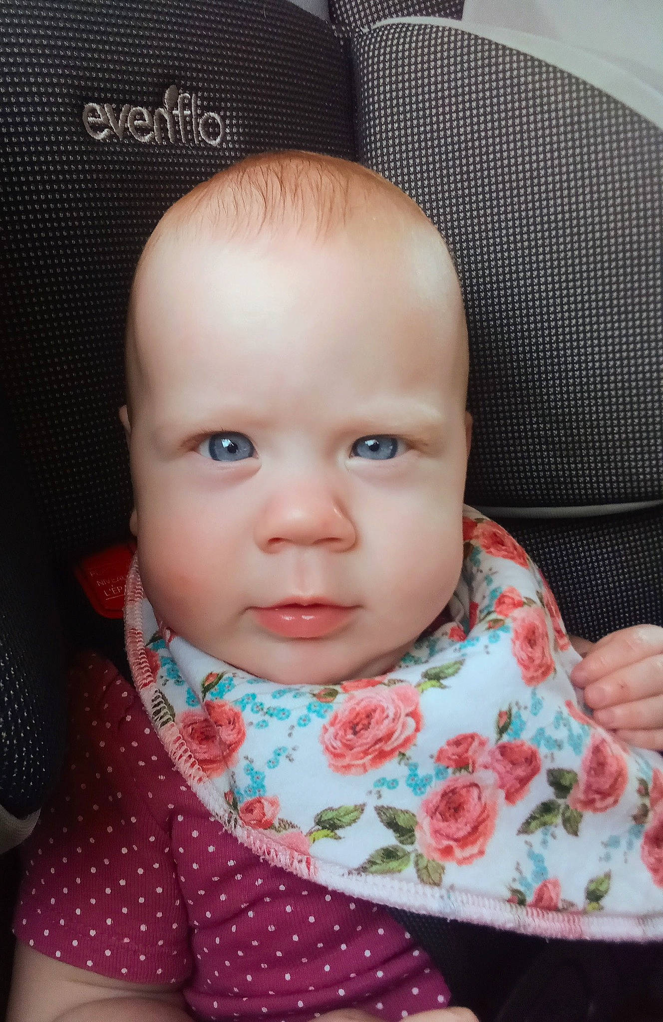 Henley is registered to the contest to win money with this photo: baby, baby_toddler_clothing, cheek, chin, collar, comfort, eye, eyebrow, eyelash, forehead, head, iris, lip, mouth, neck, nose, person, pink, skin, sleeve