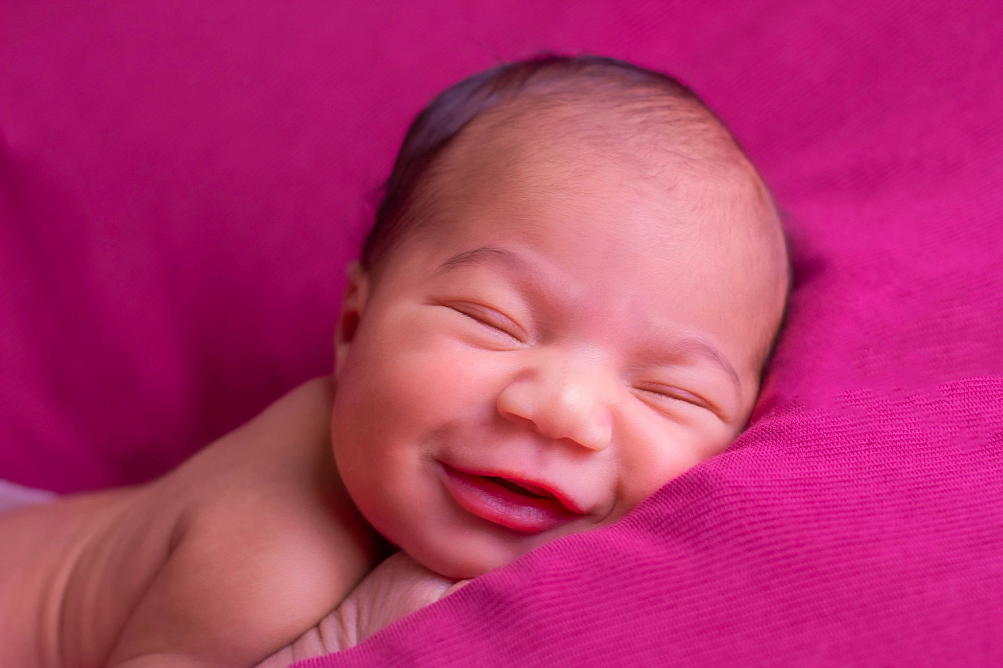 Mariyah is registered to the contest to win money with this photo: baby, bedtime, cheek, child, comfort, event, eyebrow, flesh, fun, happy, head, linens, lip, magenta, mouth, nose, person, pink, skin, smile