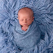 Kyyro joined the competition — help win amazing prizes! newborn, baby, sleeping, blue, blanket, wrap, soft, cozy, infant, portrait, child, cute, peaceful, knit, texture, resting, closeup, head, small, wrapped