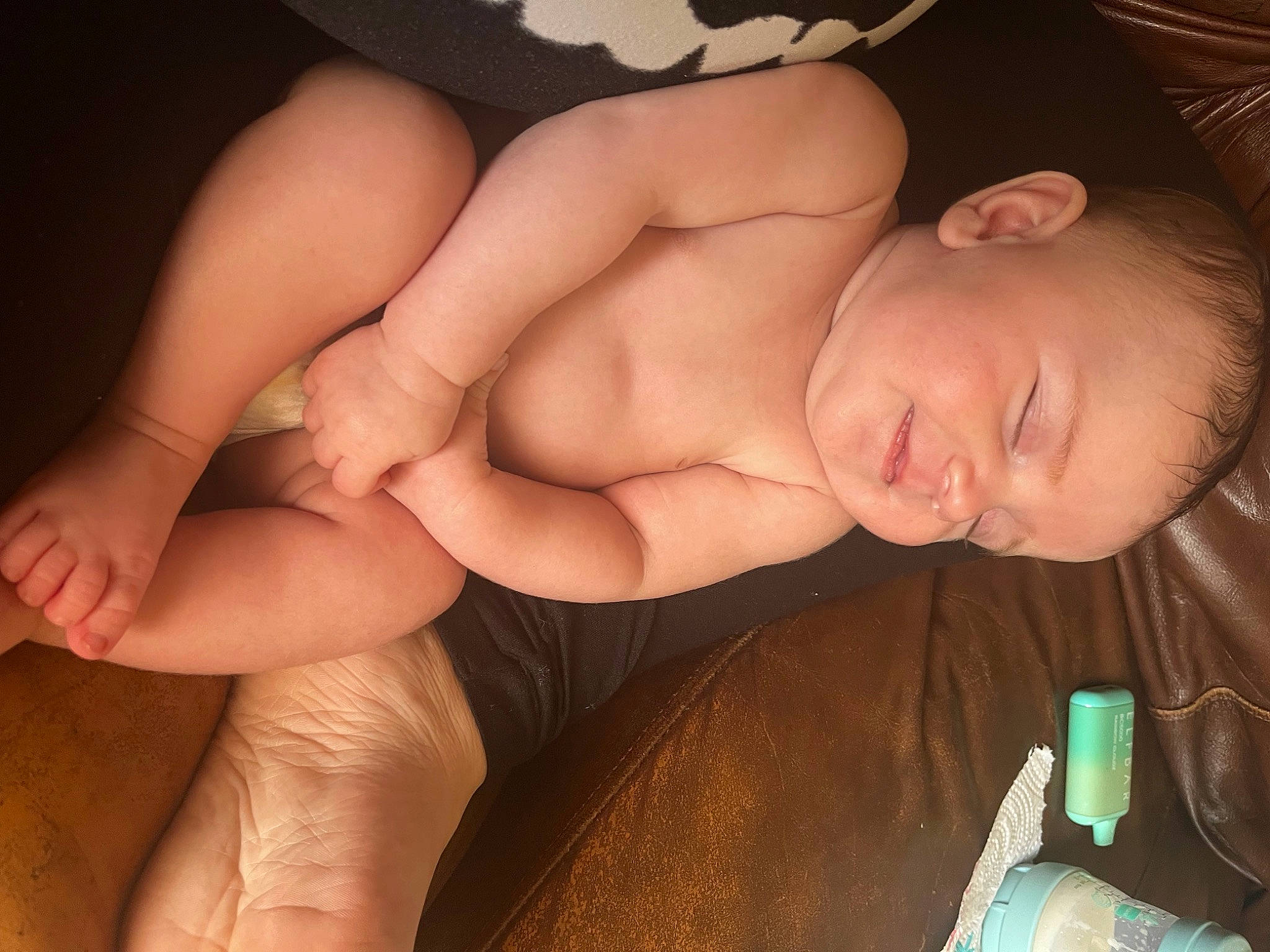 Greyson is registered to the contest to win money with this photo: abdomen, arm, baby, chest, comfort, elbow, finger, flash_photography, gesture, human_body, joint, knee, leg, muscle, organ, person, skin, stomach, thigh, thumb