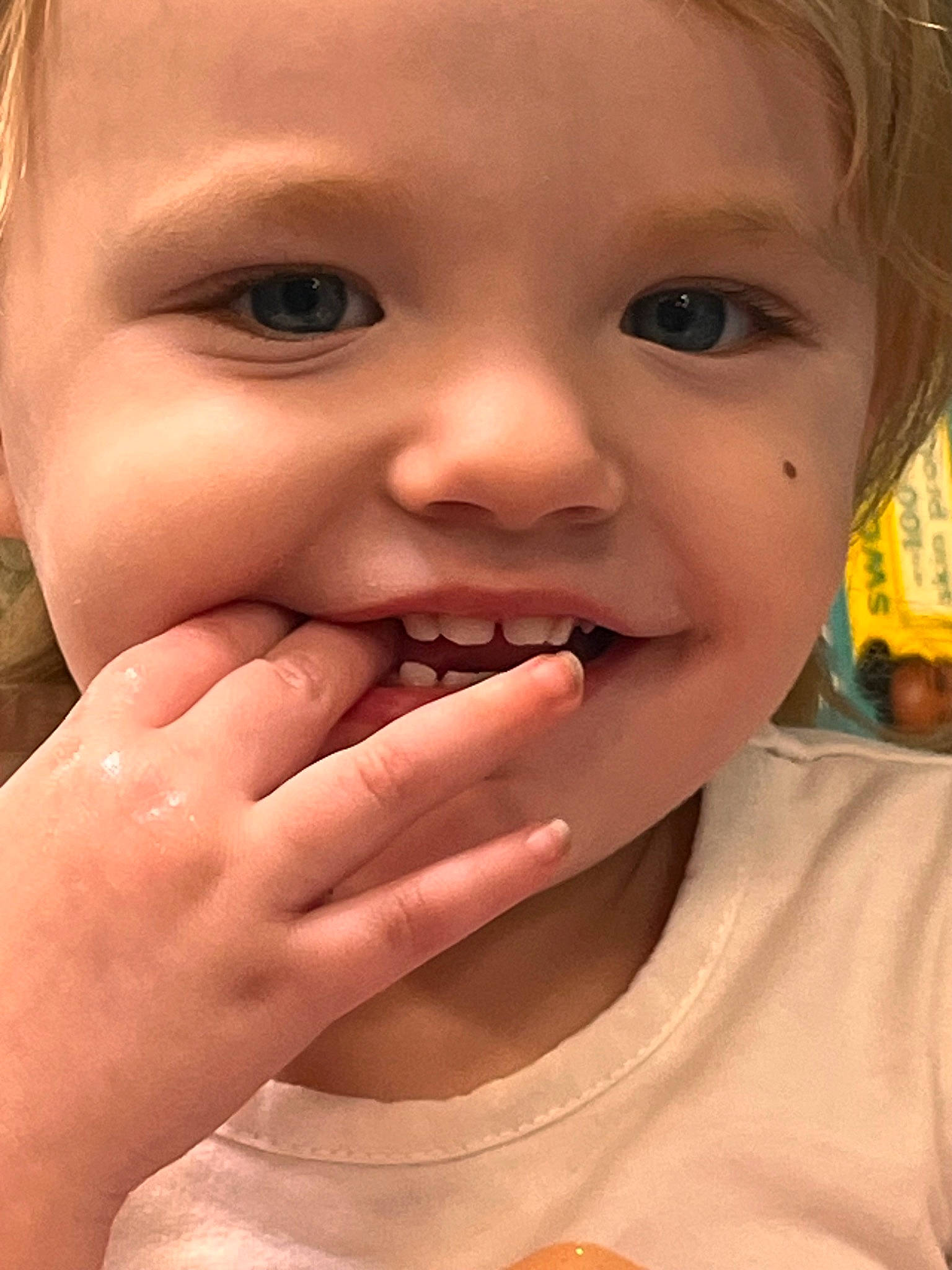 Dallas joined the competition — help win amazing prizes! cheek, chin, ear, eye, eyebrow, eyelash, finger, gesture, happy, head, iris, jaw, joy, lip, mouth, nose, person, skin, smile, toddler