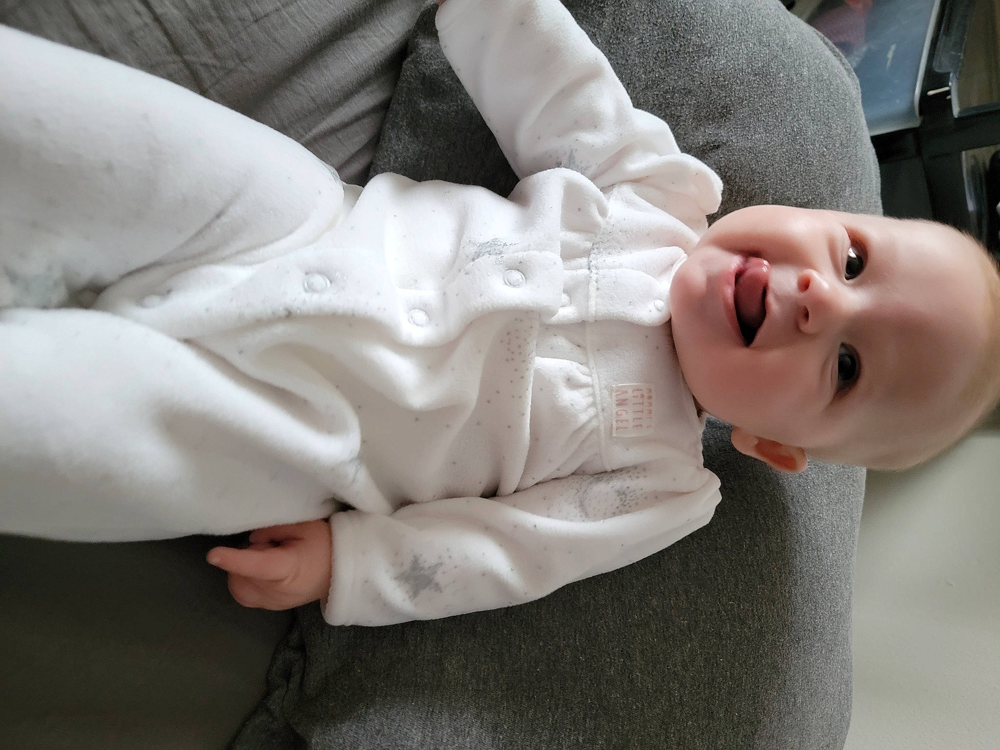 Charlee joined the competition — help win amazing prizes! baby, baby_toddler_clothing, cheek, collar, comfort, dress_shirt, elbow, eye, face, finger, gesture, glasses, human_body, knee, leg, mouth, nail, nose, person, skin