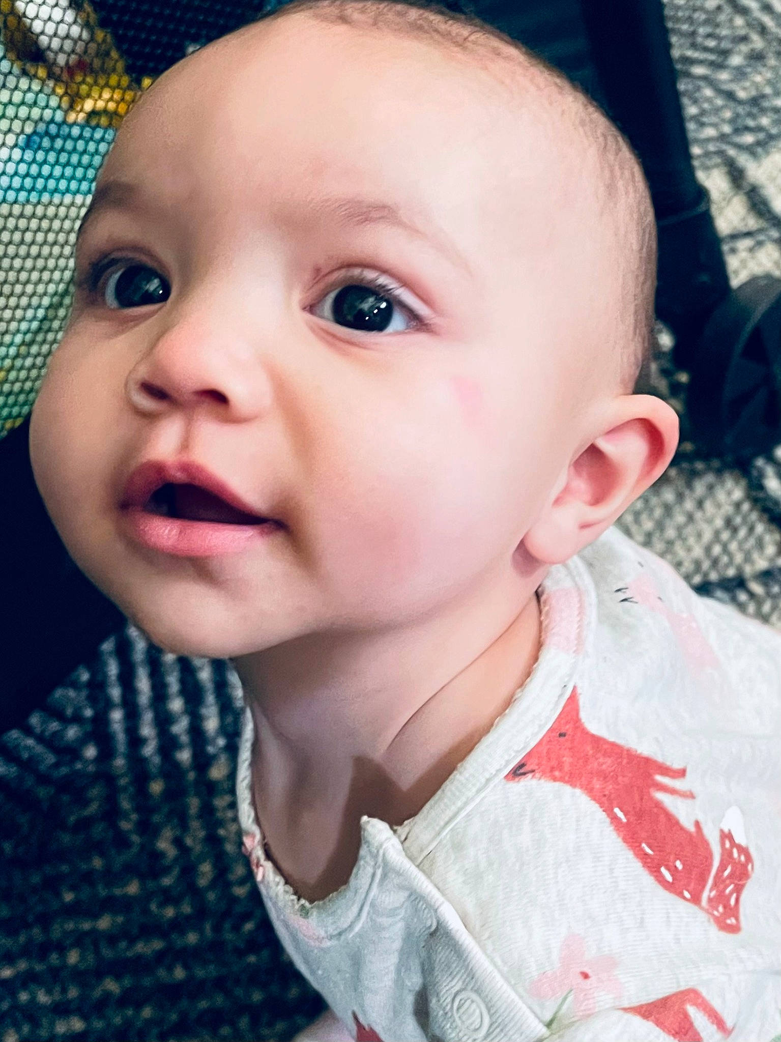Nova joined the competition — help win amazing prizes! baby, baby_toddler_clothing, blue, cap, cheek, chin, cool, eyebrow, eyelash, happy, hat, headgear, iris, lip, nose, person, pink, skin, sleeve, smile