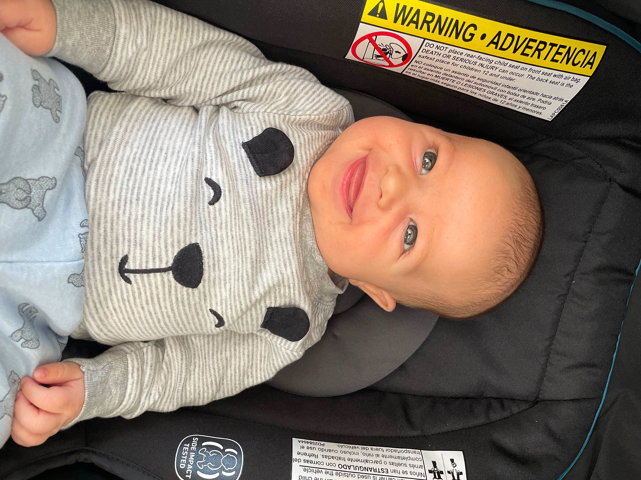 Nico is registered to the contest to win money with this photo: baby, baby_carriage, baby_products, baby_safety, baby_sleeping, baby_toddler_clothing, car_seat, carmine, cheek, child, comfort, finger, joy, linens, person, sleep, sleeve, smile, toddler