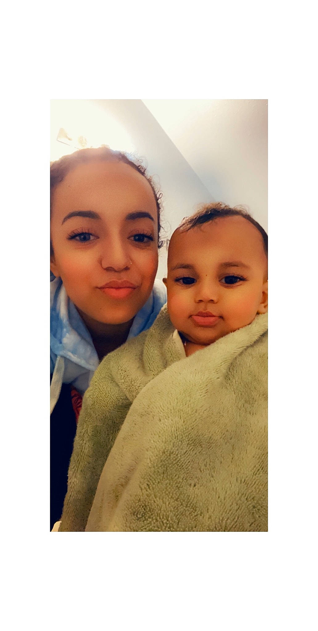 Tristen joined the competition — help win amazing prizes! baby, cheek, child, eye, eyebrow, eyelash, face, head, iris, lip, love, nose, organ, person, portrait, portrait_photography, shawl, skin