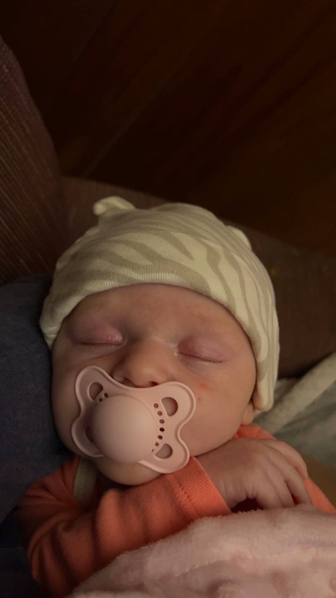 Alexandria is registered to the contest to win money with this photo: baby, baby_products, baby_sleeping, baby_toddler_clothing, cheek, child, comfort, ear, eye, eyebrow, eyelash, gesture, head, headwear, human_body, lip, mouth, nail, nose, person