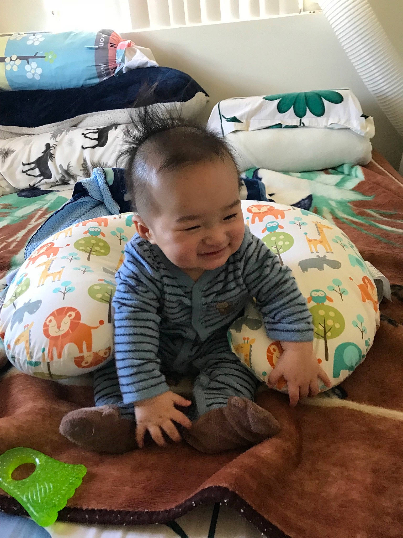 Andy joined the competition — help win amazing prizes! baby_products, child, day, infant, joy, person, play, product, room, sitting, textile, toddler, toy
