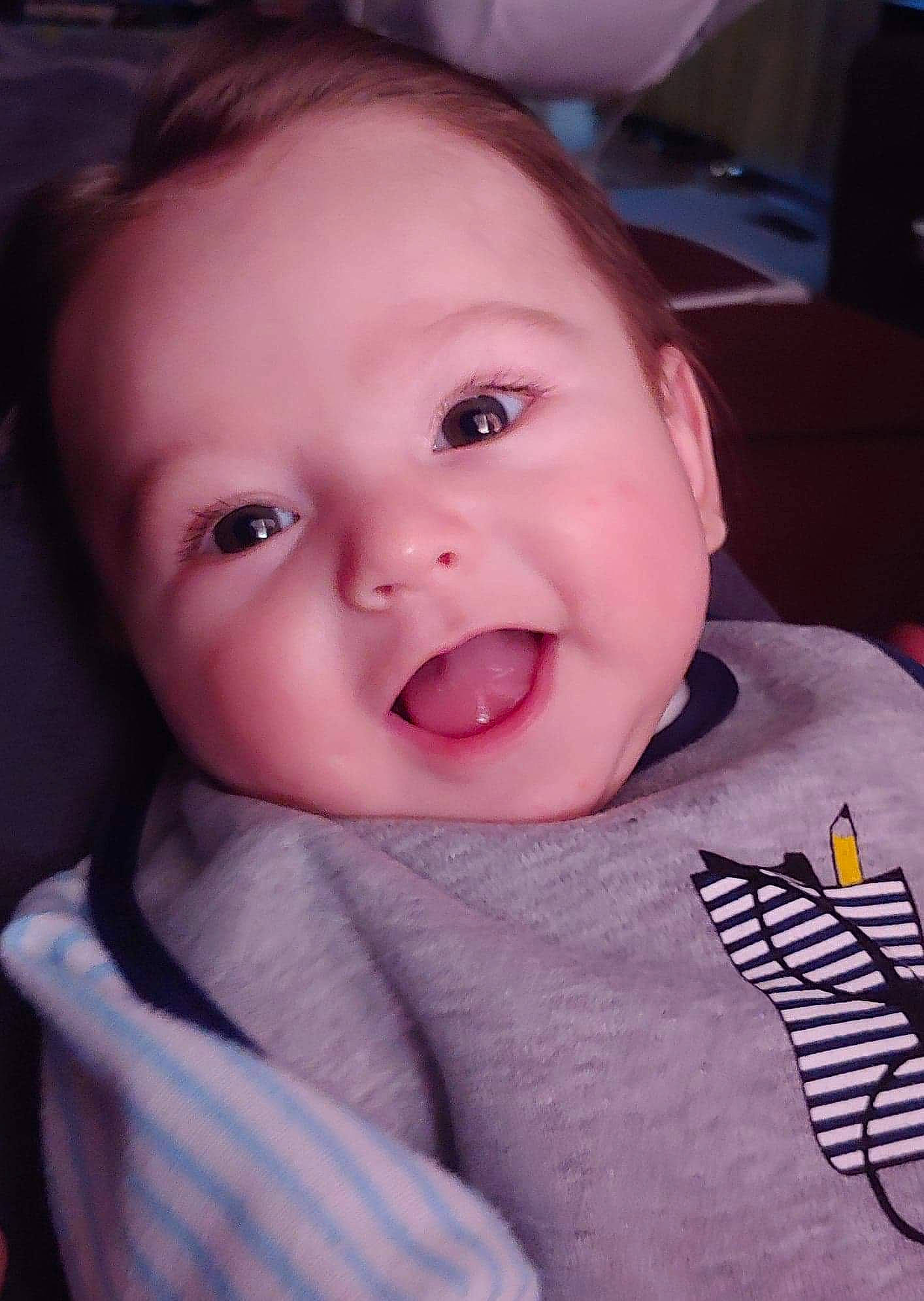 Evander joined the competition — help win amazing prizes! baby, beauty, cheek, child, chin, eye, eyebrow, face, facial_expression, forehead, head, iris, lip, mouth, nose, organ, person, pink, skin, smile