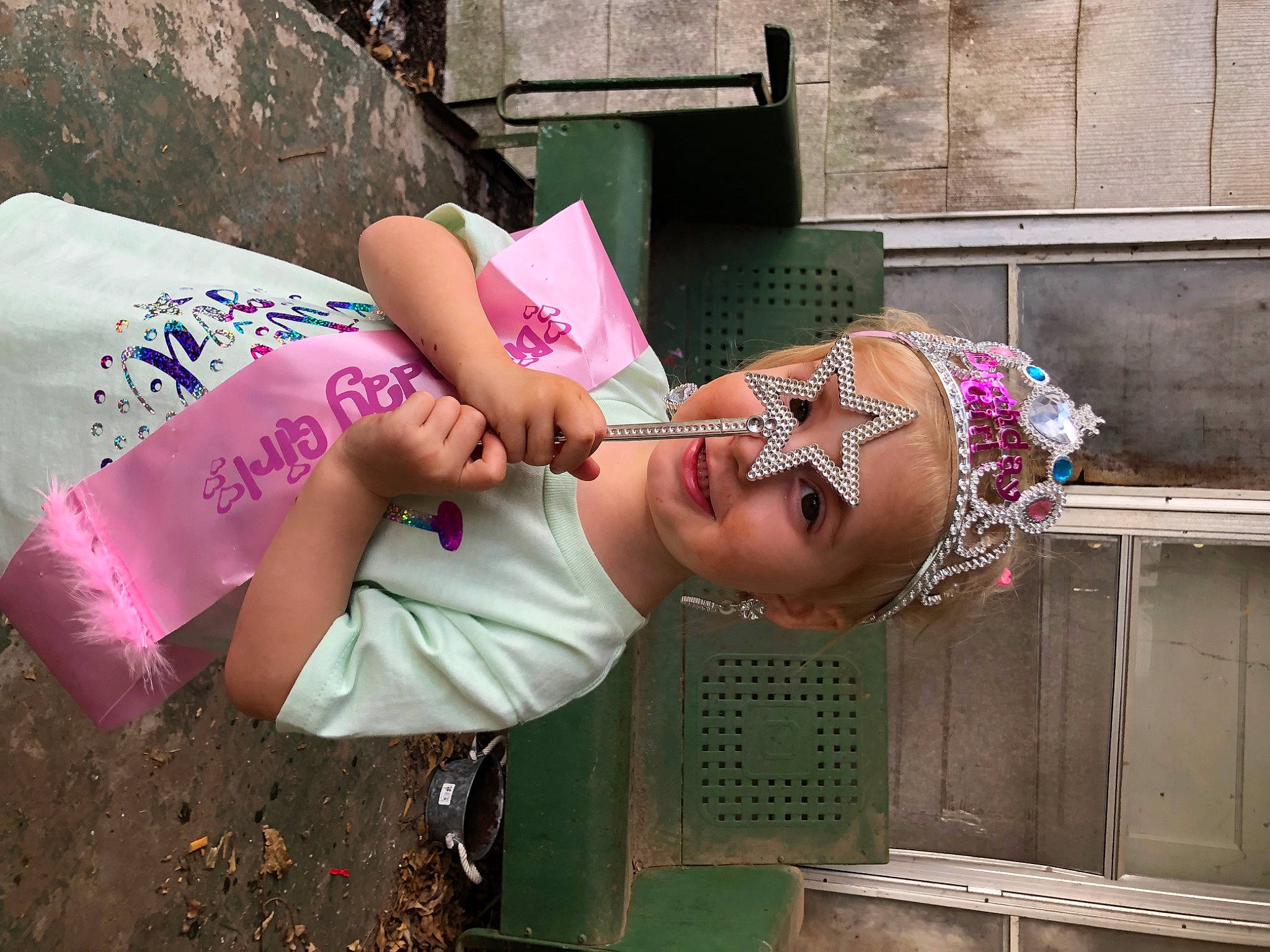 Victoria joined the competition — help win amazing prizes! child, cool, eyewear, fashion_accessory, finger, glasses, grass, happy, hat, human, human_leg, jewellery, joy, magenta, person, pink, plant, sitting, sunglasses, thigh