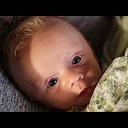 Donald is registered to the contest to win money with this photo: art, baby, bodypart, collage, cushion, electronics, face, finger, frown, hand, head, homedecor, mouth, newborn, person, photography, portrait, sad, sleeping, text