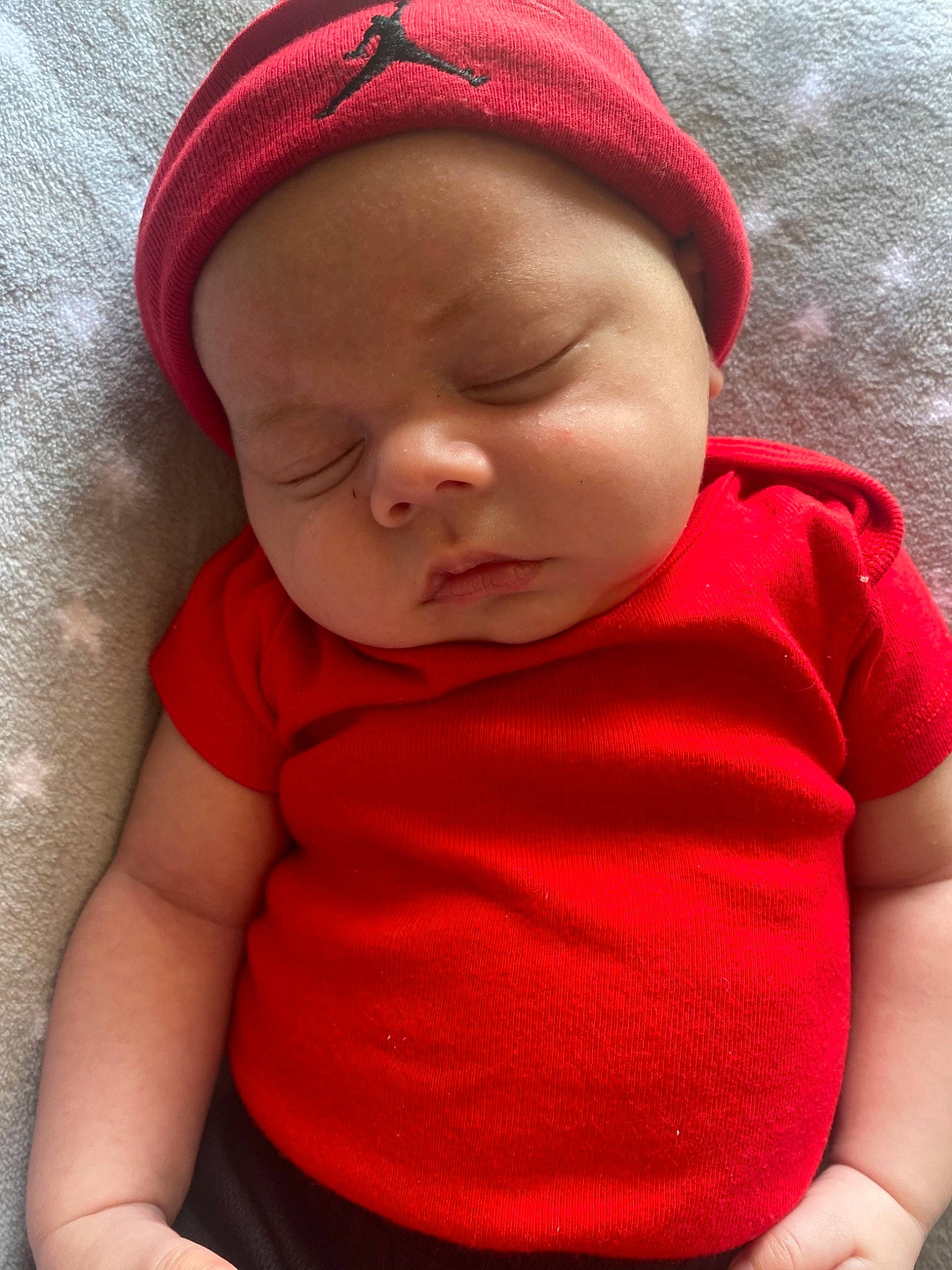 Ares joined the competition — help win amazing prizes! baby, baby_toddler_clothing, beauty, cap, cheek, child, chin, close_up, comfort, head, headgear, headwear, lip, mouth, nose, organ, person, pink, red, skin