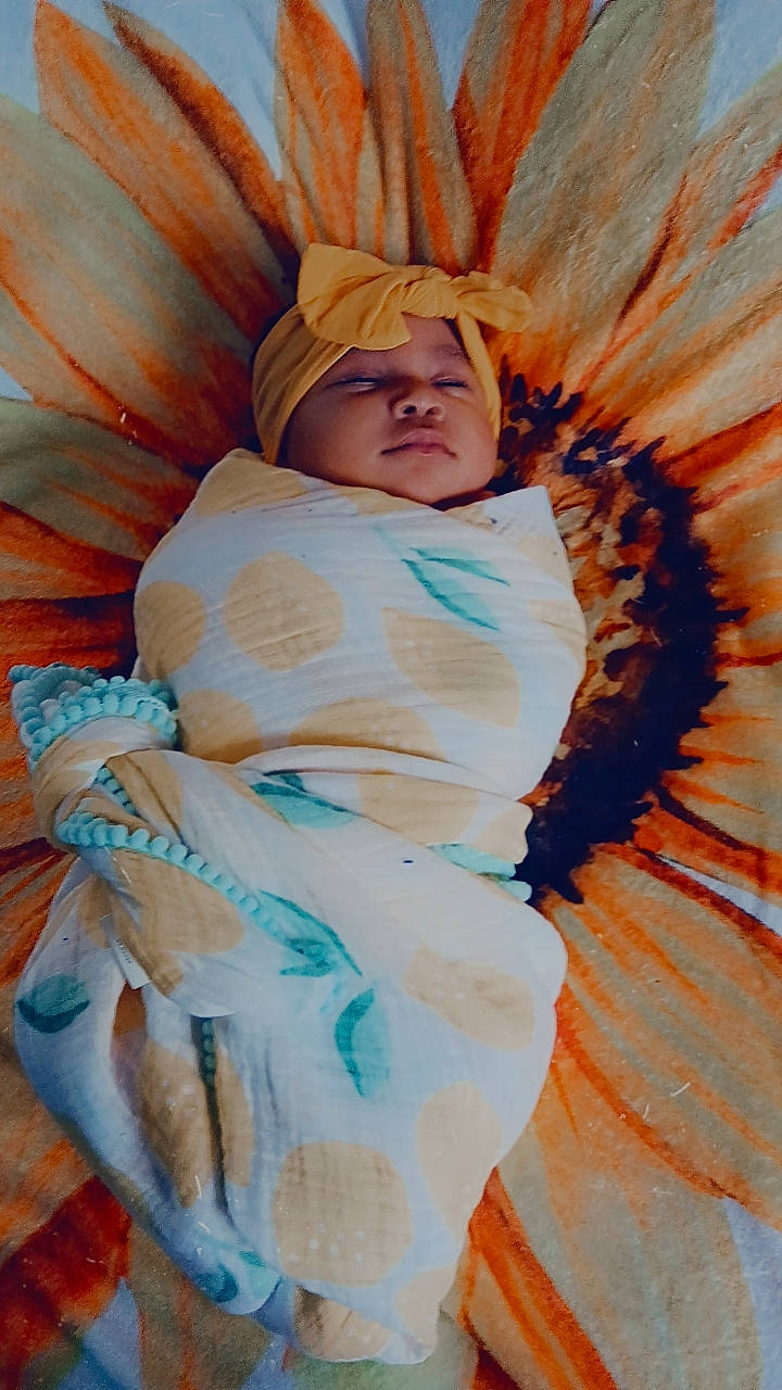 Avianna joined the competition — help win amazing prizes! abdomen, baby, baby_products, baby_safety, baby_sleeping, baby_toddler_clothing, chest, child, comfort, electric_blue, eye, iris, linens, peach, person, room, thumb, toddler, trunk