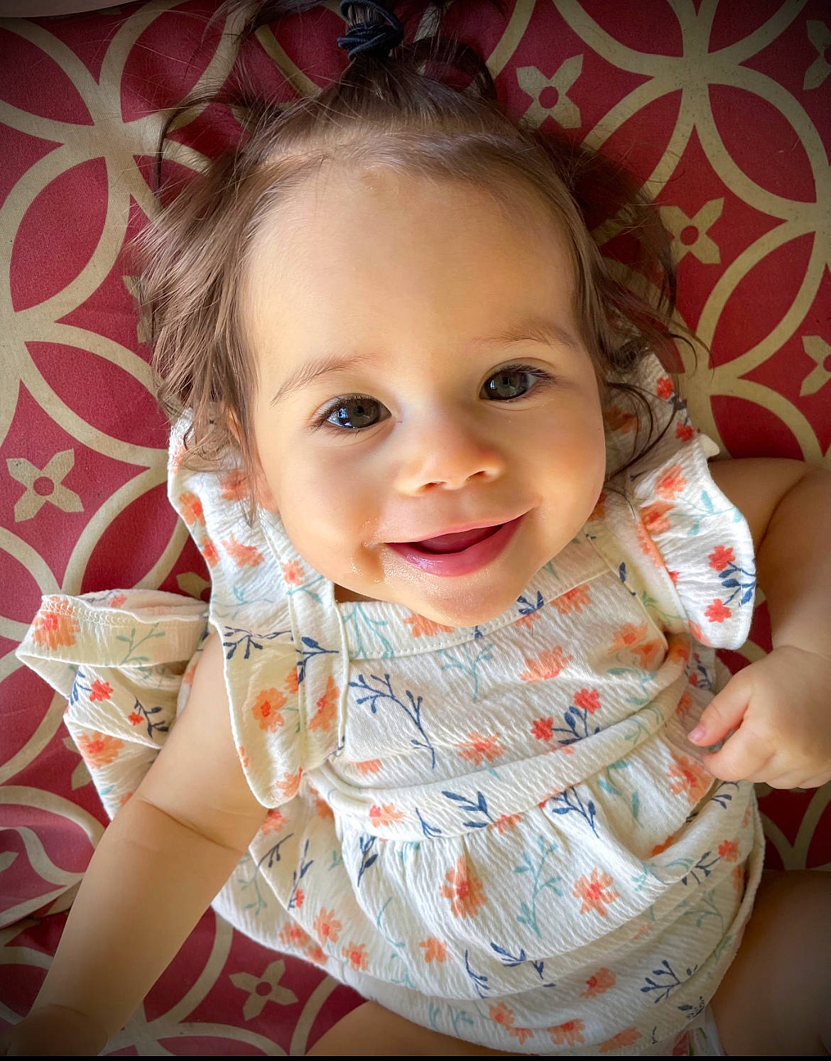 Avery joined the competition — help win amazing prizes! cheek, chin, dress, eye, eyebrow, facial_expression, flash_photography, forehead, hair, hairstyle, happy, head, human_body, joy, lip, mouth, neck, nose, person, plant