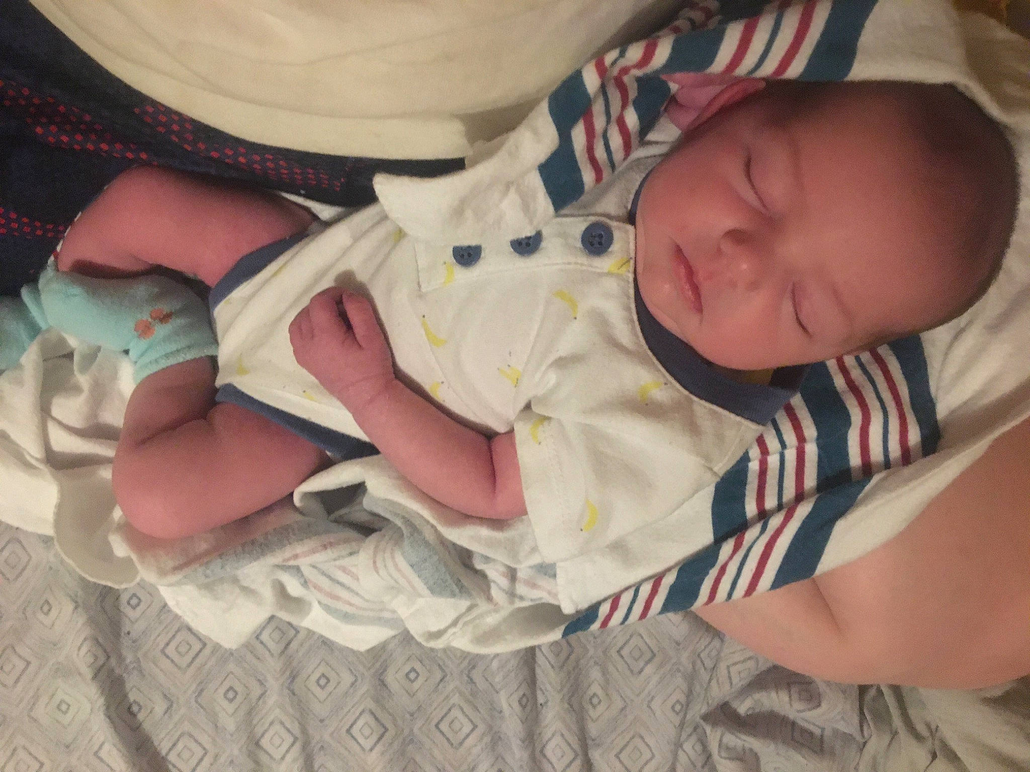 Alyssa joined the competition — help win amazing prizes! baby, baby_products, baby_sleeping, baby_toddler_clothing, bedtime, carmine, cheek, child, comfort, finger, linens, mouth, nail, nap, nose, pattern, person, skin, sleep, sleeve