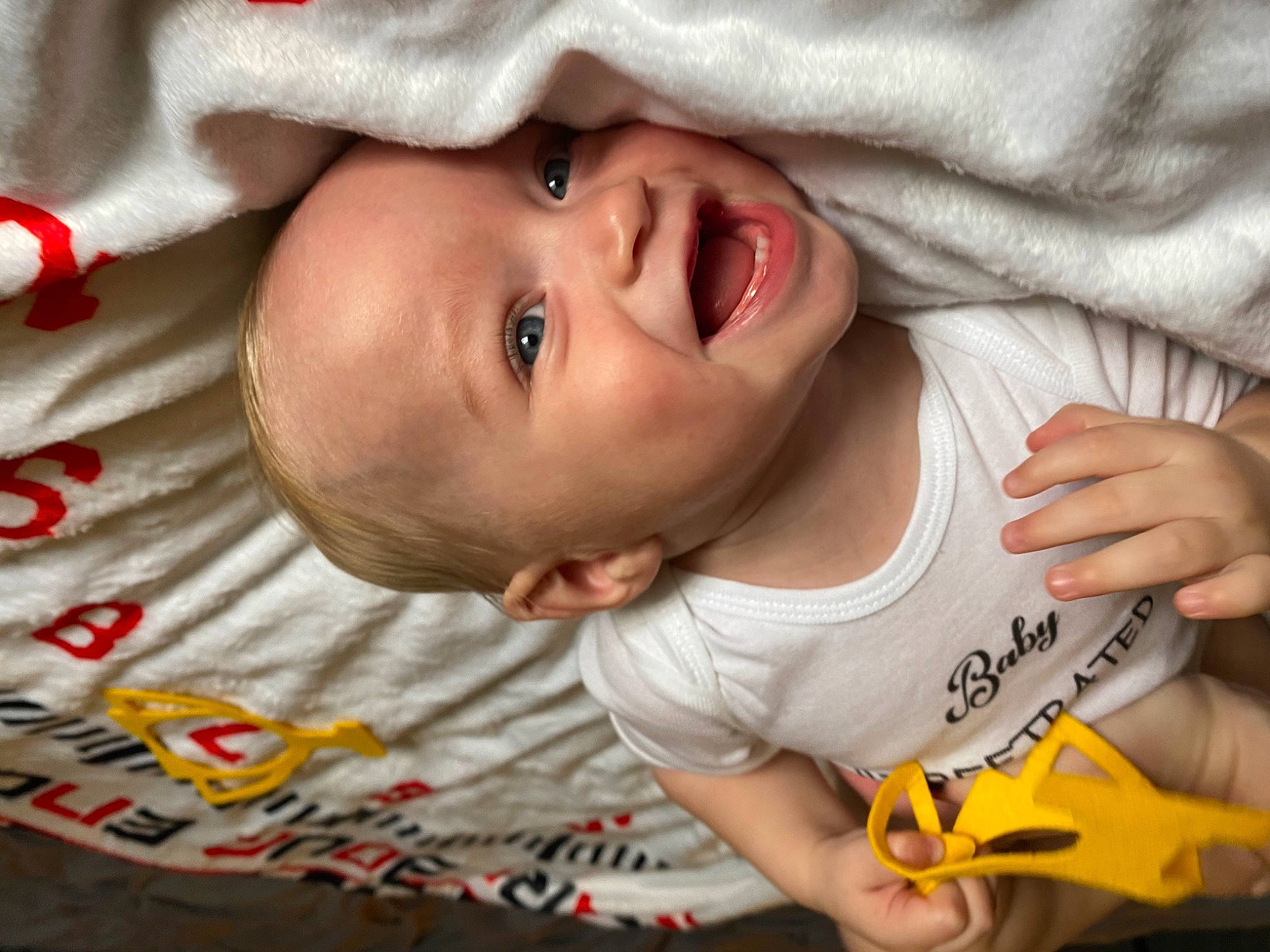 Makai joined the competition — help win amazing prizes! baby, baby_toddler_clothing, cheek, chin, dress, eye, eyebrow, face, happy, head, iris, lip, mouth, nose, person, plant, skin, sleeve, smile, toddler