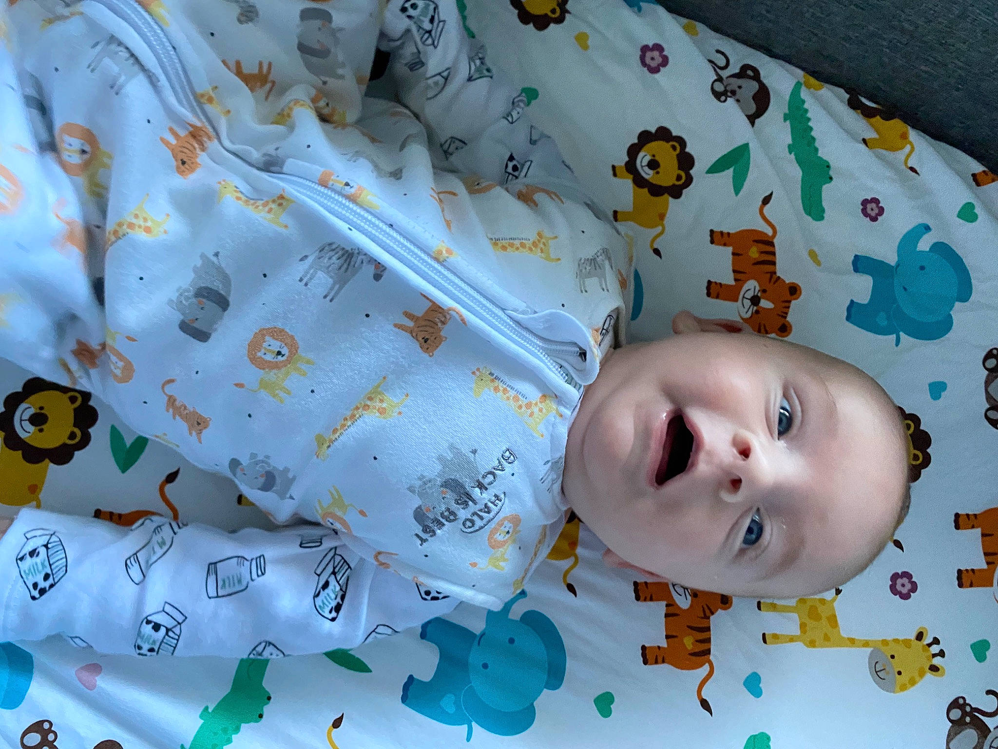 George is registered to the contest to win money with this photo: art, baby, baby_products, baby_safety, baby_toddler_clothing, baby_toys, bedding, child, circle, happy, iris, linens, pattern, person, product, room, textile, toddler, white