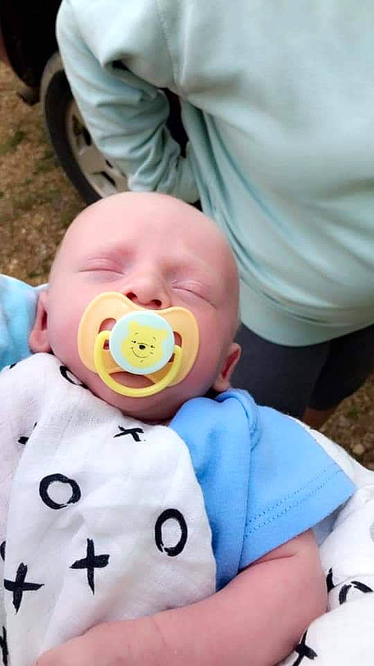 Haden joined the competition — help win amazing prizes! baby, child, mouth, person, smile, toddler