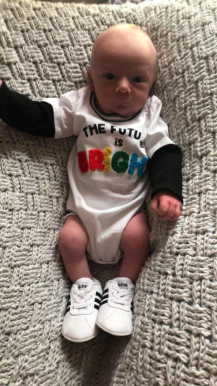 Haden joined the competition — help win amazing prizes! baby, baby_toddler_clothing, child, cool, footwear, leg, person, play, product, shoe, toddler