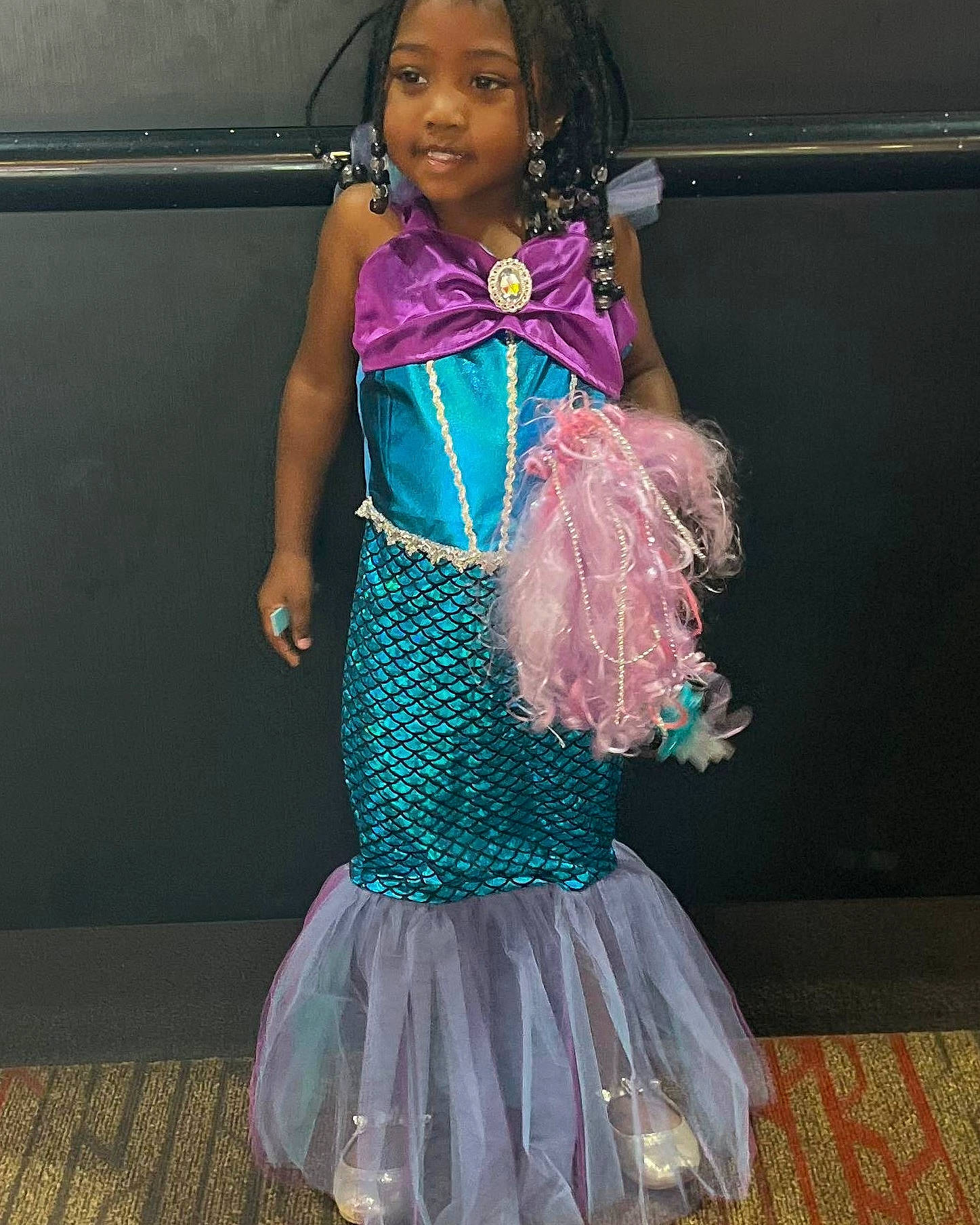 Nigé joined the competition — help win amazing prizes! abdomen, child, dress, electric_blue, entertainment, event, face, fashion_design, formal_wear, fun, happy, jewellery, magenta, performing_arts, person, pink, skin, smile, thigh, trunk