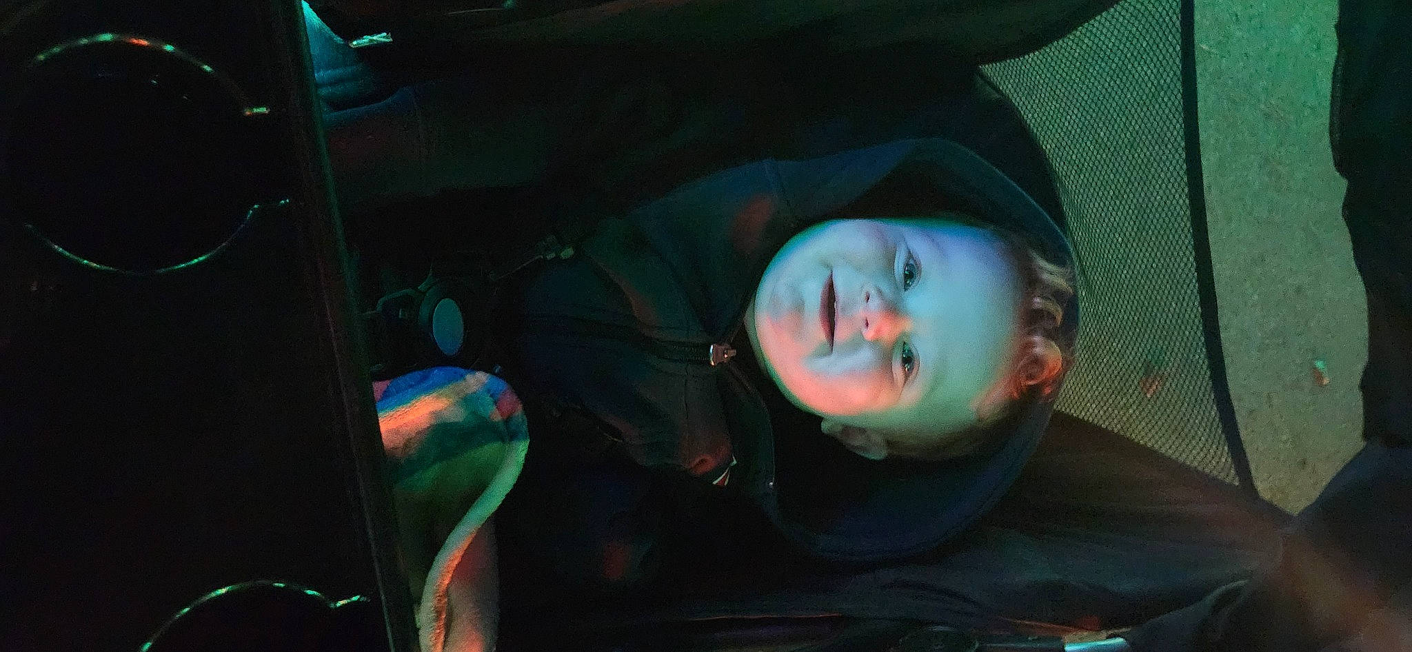 Levi joined the competition — help win amazing prizes! auto_part, automotive_lighting, black_hair, car_seat, chair, child, darkness, electric_blue, eyebrow, fun, iris, mouth, nose, person, personal_protective_equipment, room, sitting, space, toddler, vehicle_door