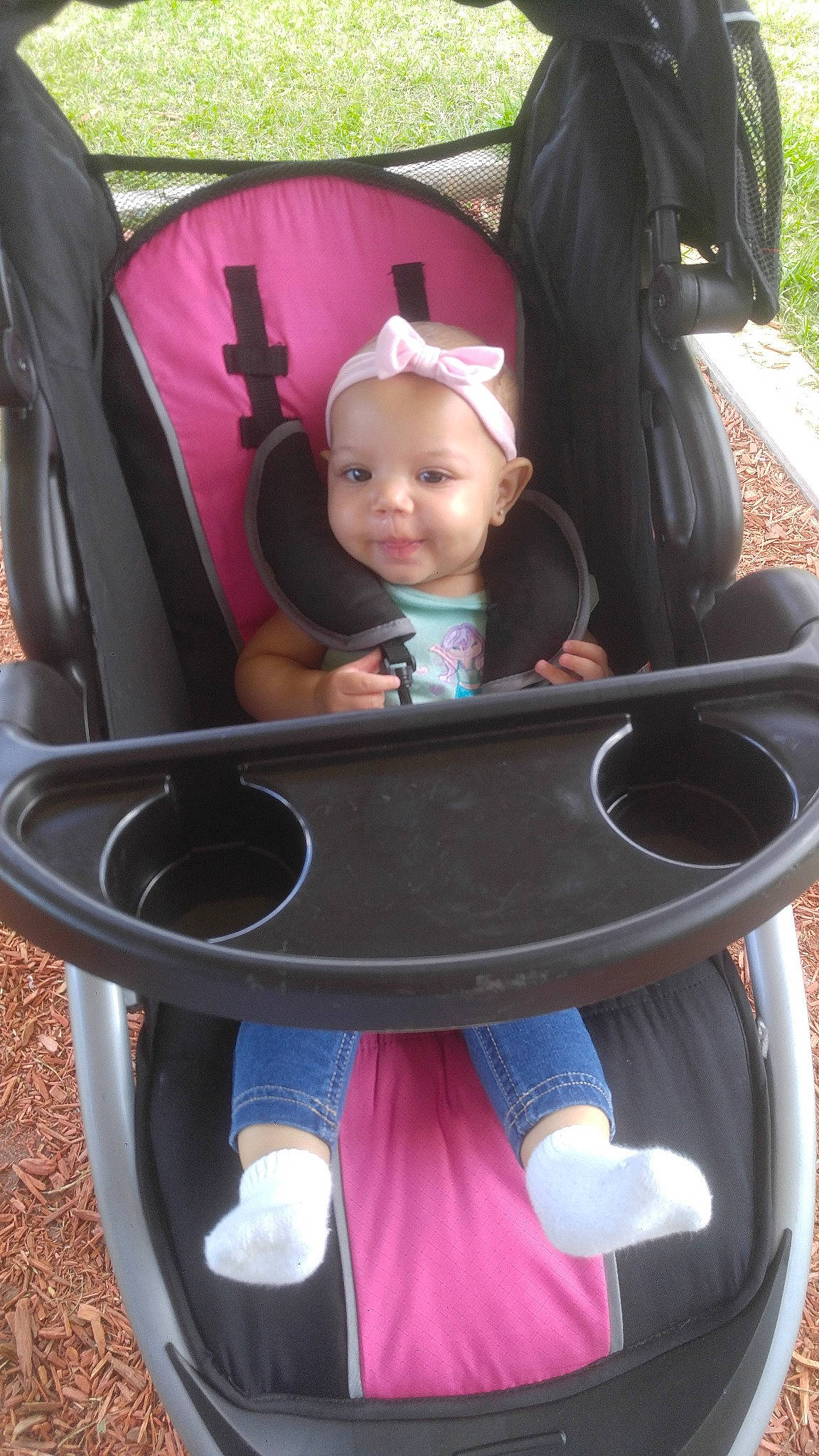 Ayanna is registered to the contest to win money with this photo: baby, baby_carriage, baby_products, child, person, product, toddler