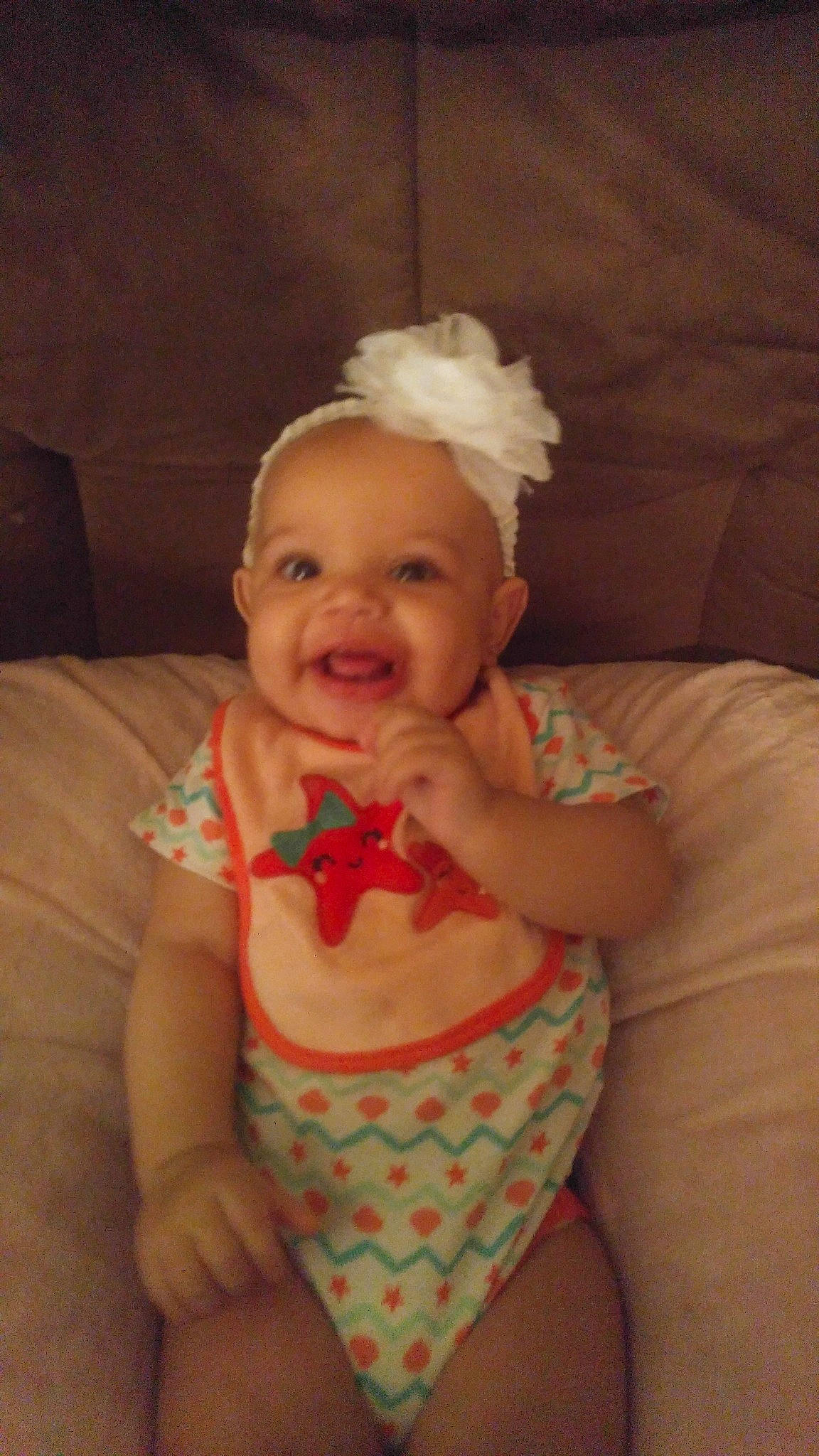 Ayanna is registered to the contest to win money with this photo: baby, cheek, child, eye, finger, fun, head, iris, lip, mouth, nose, person, skin, smile, thumb, toddler