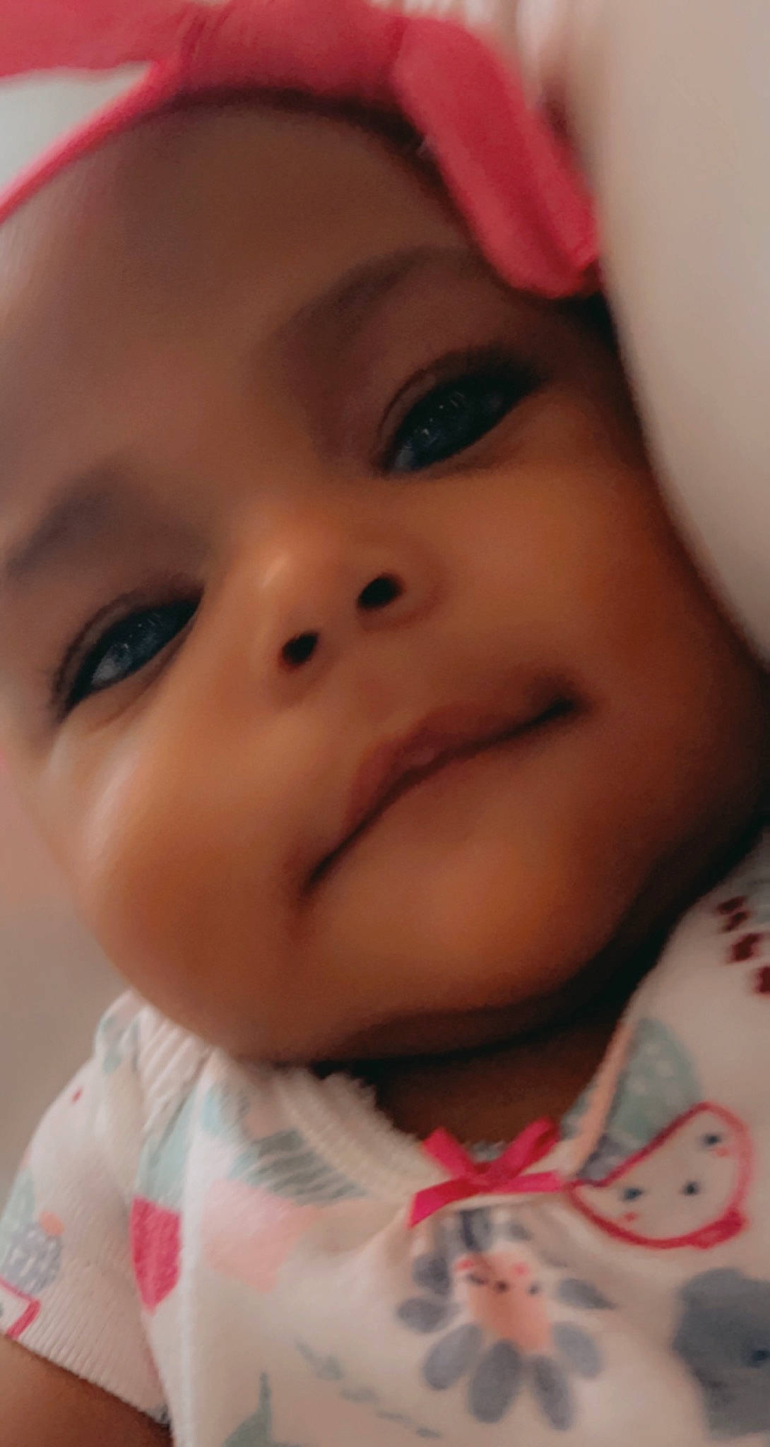 Kimberly joined the competition — help win amazing prizes! cheek, chin, eyebrow, eyelash, facial_expression, finger, forehead, gesture, hairstyle, happy, human, iris, lip, mouth, nose, person, pink, product, skin, smile