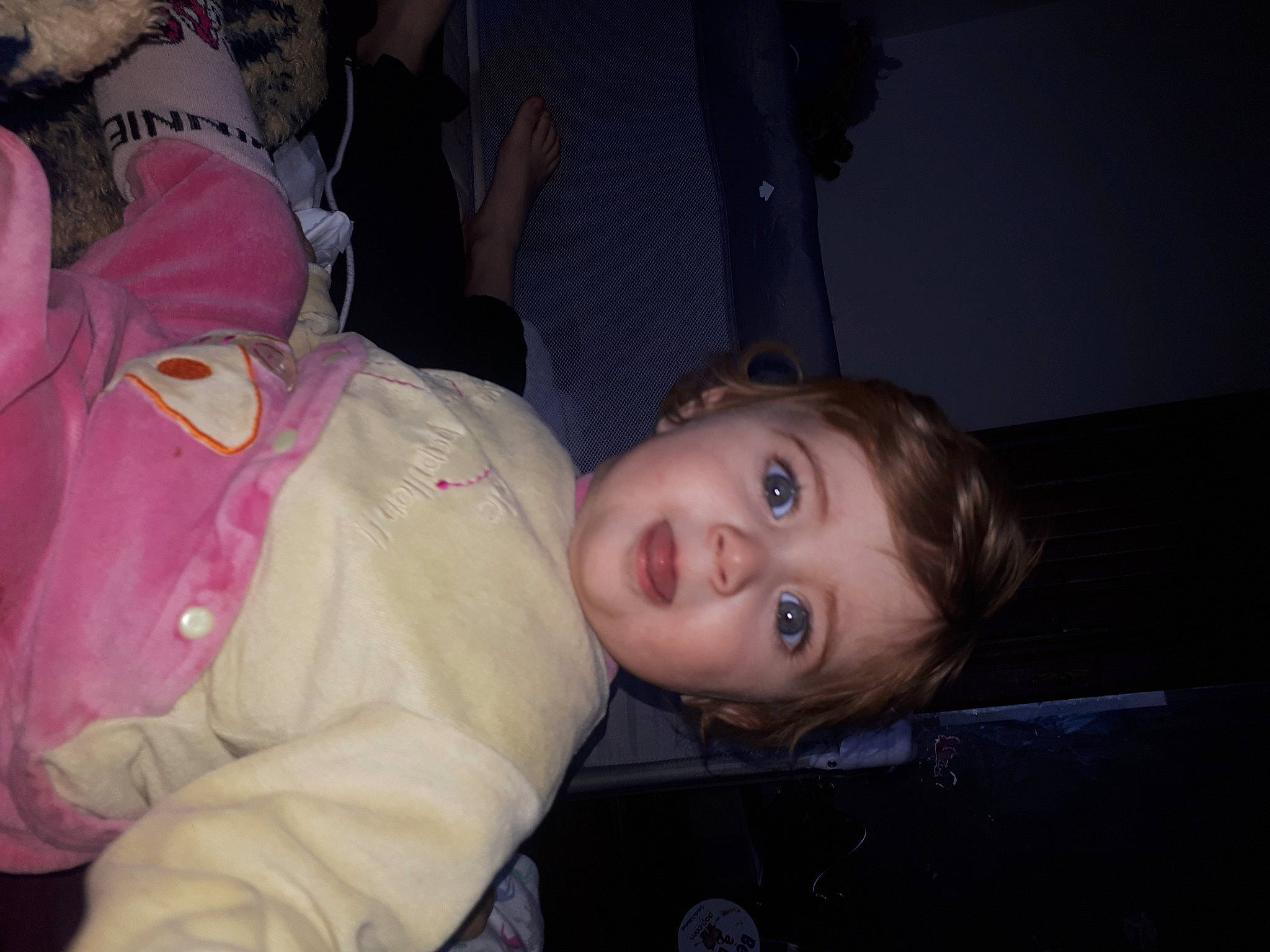 Janna a rejoint le concours — aidez-le/la à gagner de superbes lots ! baby, baby_toddler_clothing, cheek, child, flash_photography, fun, happy, mouth, nose, person, plant, sitting, skin, toddler, tree, windbreaker