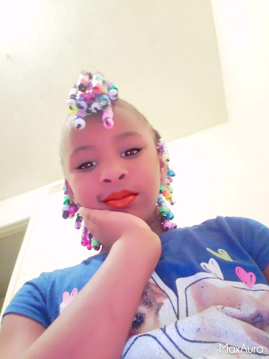 Mariah joined the competition — help win amazing prizes! child, fashion_accessory, hair, hair_accessory, headgear, headpiece, person, photography, pink