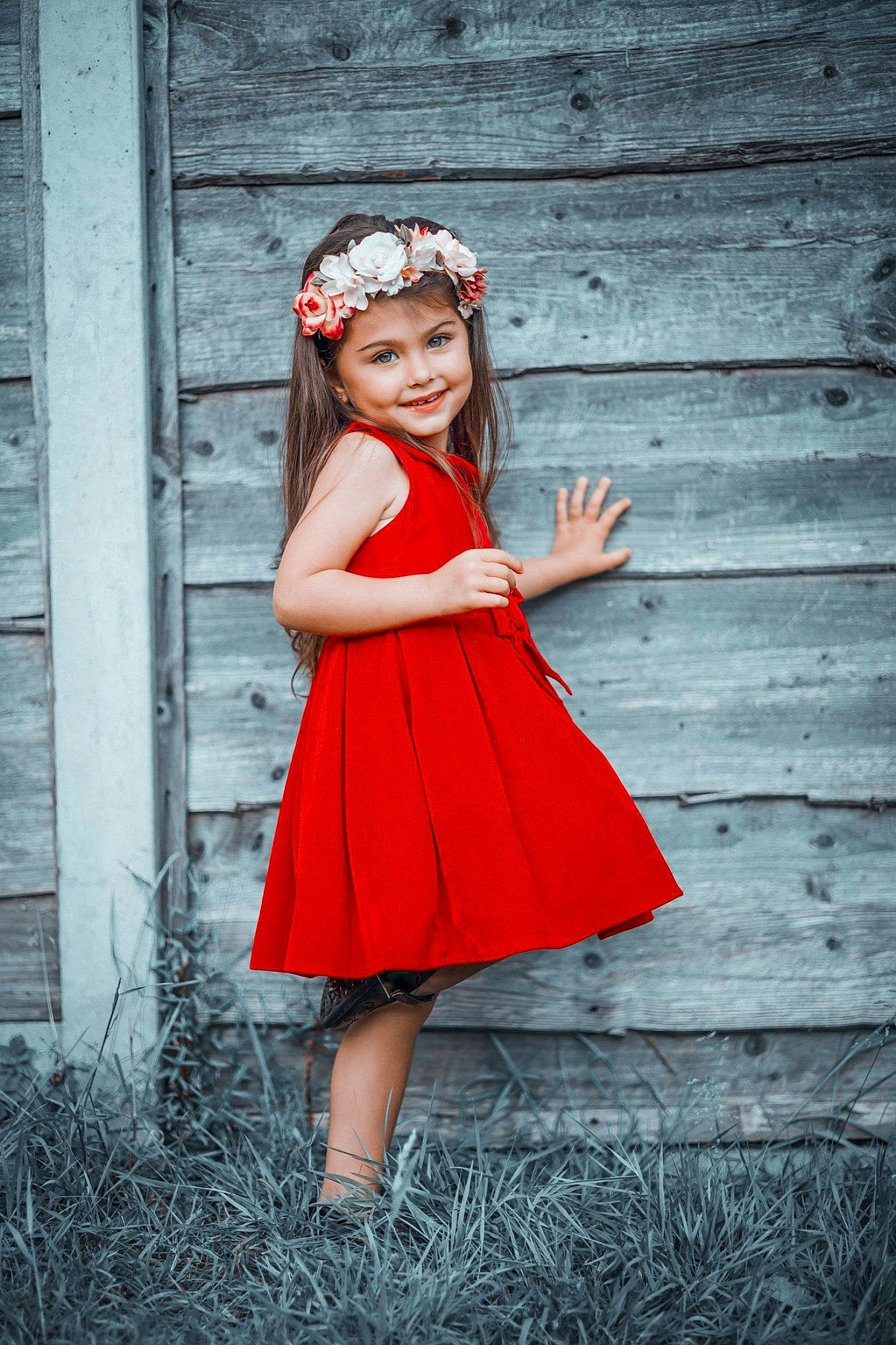 Alexia joined the competition — help win amazing prizes! beauty, brown_hair, day_dress, dress, eye, face, flash_photography, formal_wear, grass, hair, happy, headwear, joy, long_hair, magenta, one_piece_garment, people_in_nature, person, pink, smile