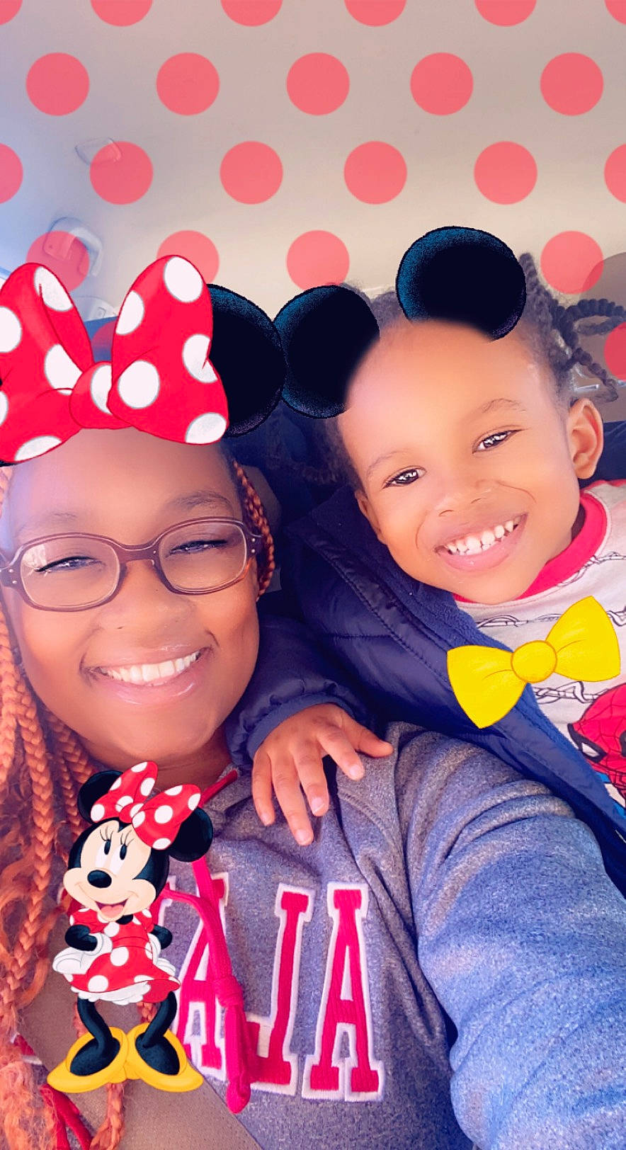 Kye is registered to the contest to win money with this photo: baby_toddler_clothing, cool, eye, face, facial_expression, fun, gesture, glasses, happy, headwear, human, joy, lip, people, person, photograph, pink, product, red, skin