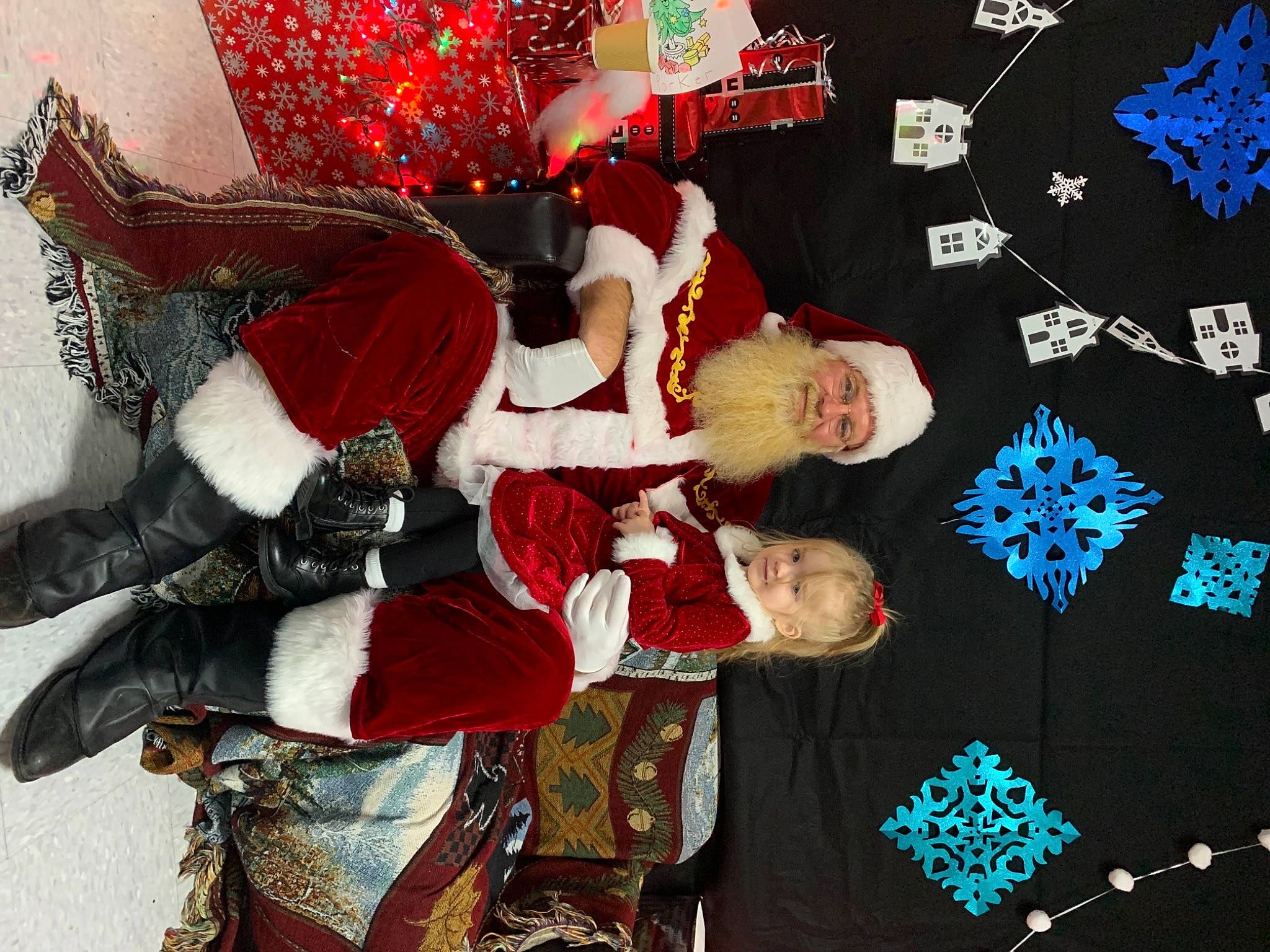 Haylen joined the competition — help win amazing prizes! carmine, christmas, christmas_decoration, christmas_eve, christmas_ornament, entertainment, event, fictional_character, fun, happy, hat, headwear, holiday, ornament, pattern, person, plant, red, santa_claus, smile