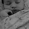 Melliana joined the competition — help win amazing prizes! baby, sleeping, blanket, floral_pattern, peaceful, infant, wrapped, face, hand, closeup, soft_texture, monochrome, portrait, cute, resting, newborn, child, cozy, tender, expression