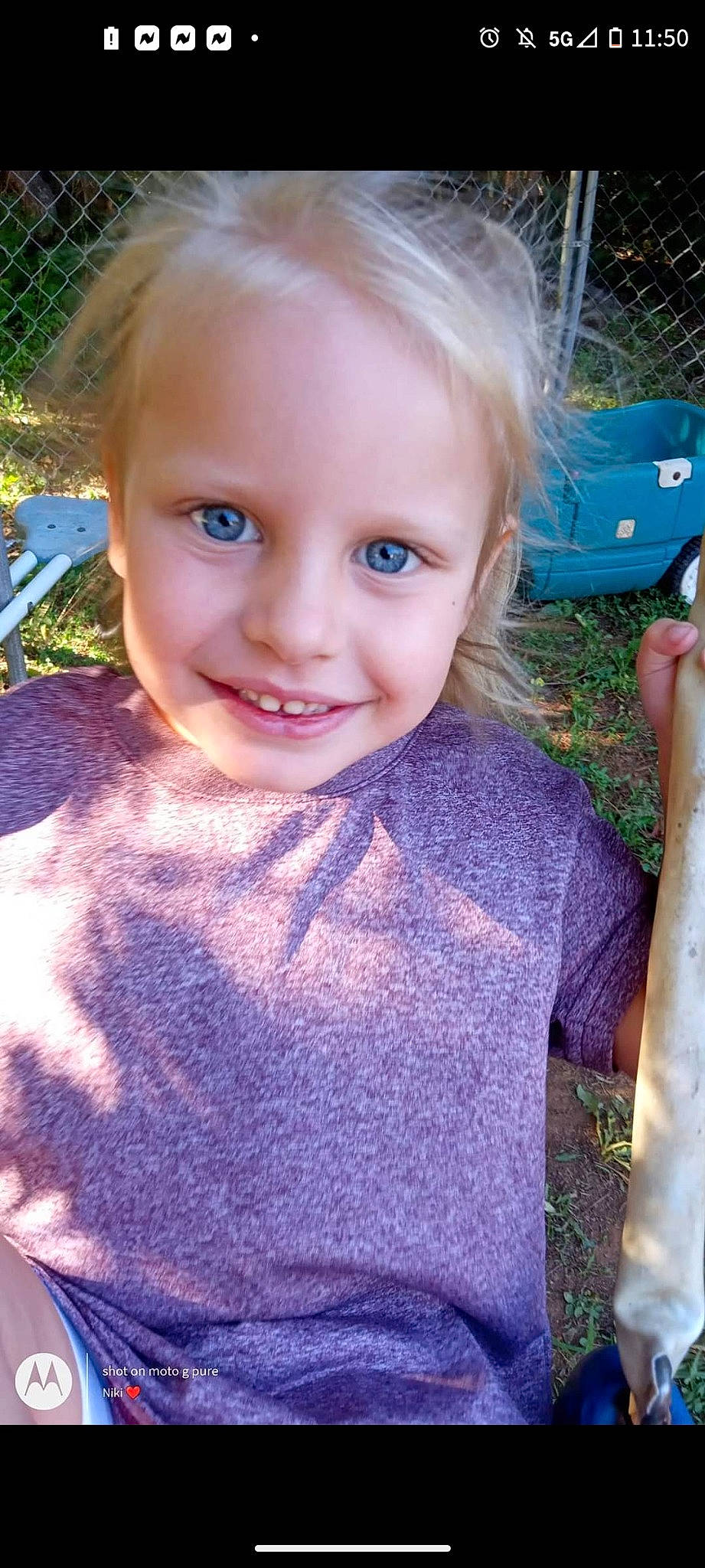 Jaslynn joined the competition — help win amazing prizes! blond, blue, child, electric_blue, eye, fun, grass, hair, happy, head, iris, joy, leisure, lip, people_in_nature, person, plant, skin, smile, toddler