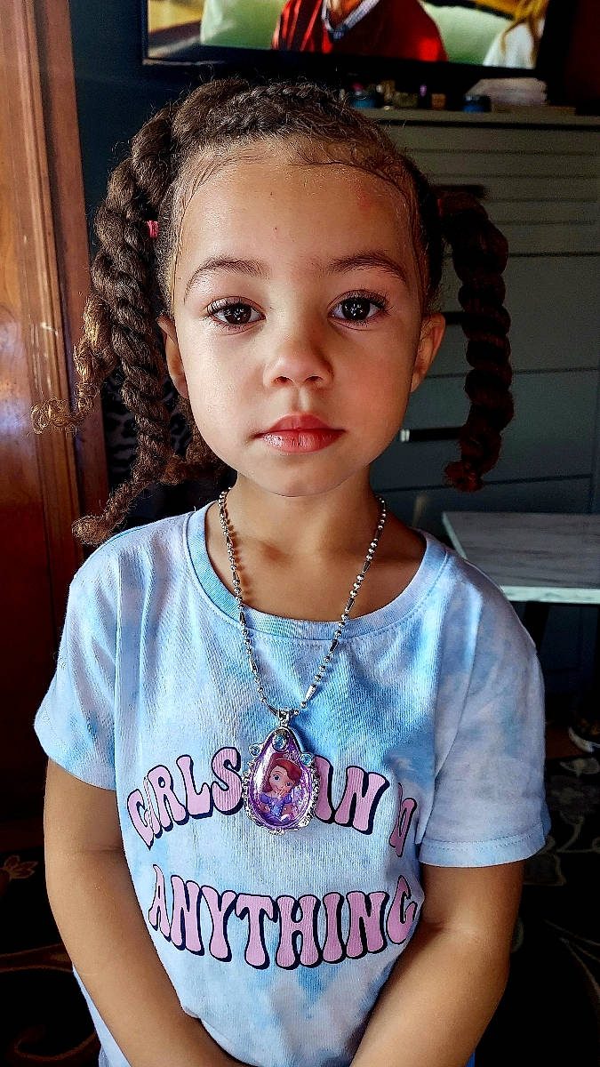 Kamryn is registered to the contest to win money with this photo: baby_toddler_clothing, cheek, chin, cool, ear, eyebrow, eyelash, forehead, hair, hairstyle, happy, head, lip, neck, nose, organ, person, skin, sleeve, standing