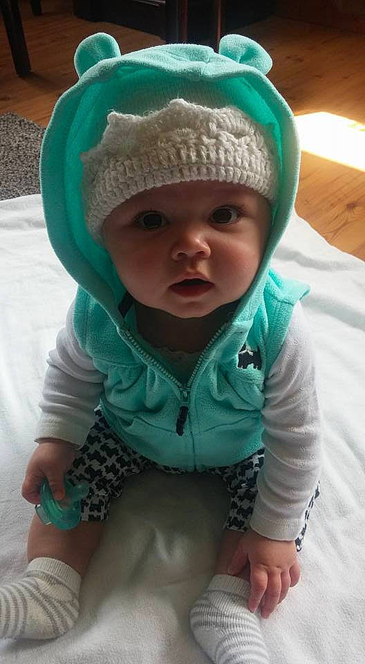 Allura joined the competition — help win amazing prizes! beanie, bonnet, cap, child, cool, fun, hat, headgear, headwear, infant, knitting, person, product, skin, smile, textile, toddler